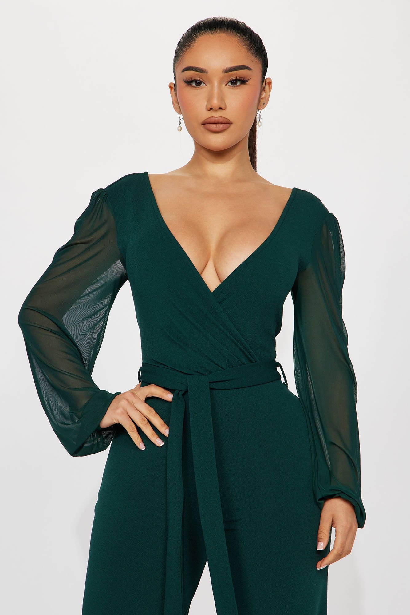 Andrea Jumpsuit - Hunter sold by Fashion Nova product image thumbnail 2