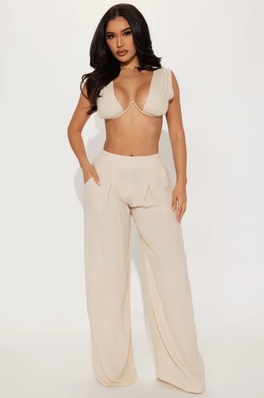Yolanda Pant Set - Cream sold by Fashion Nova
