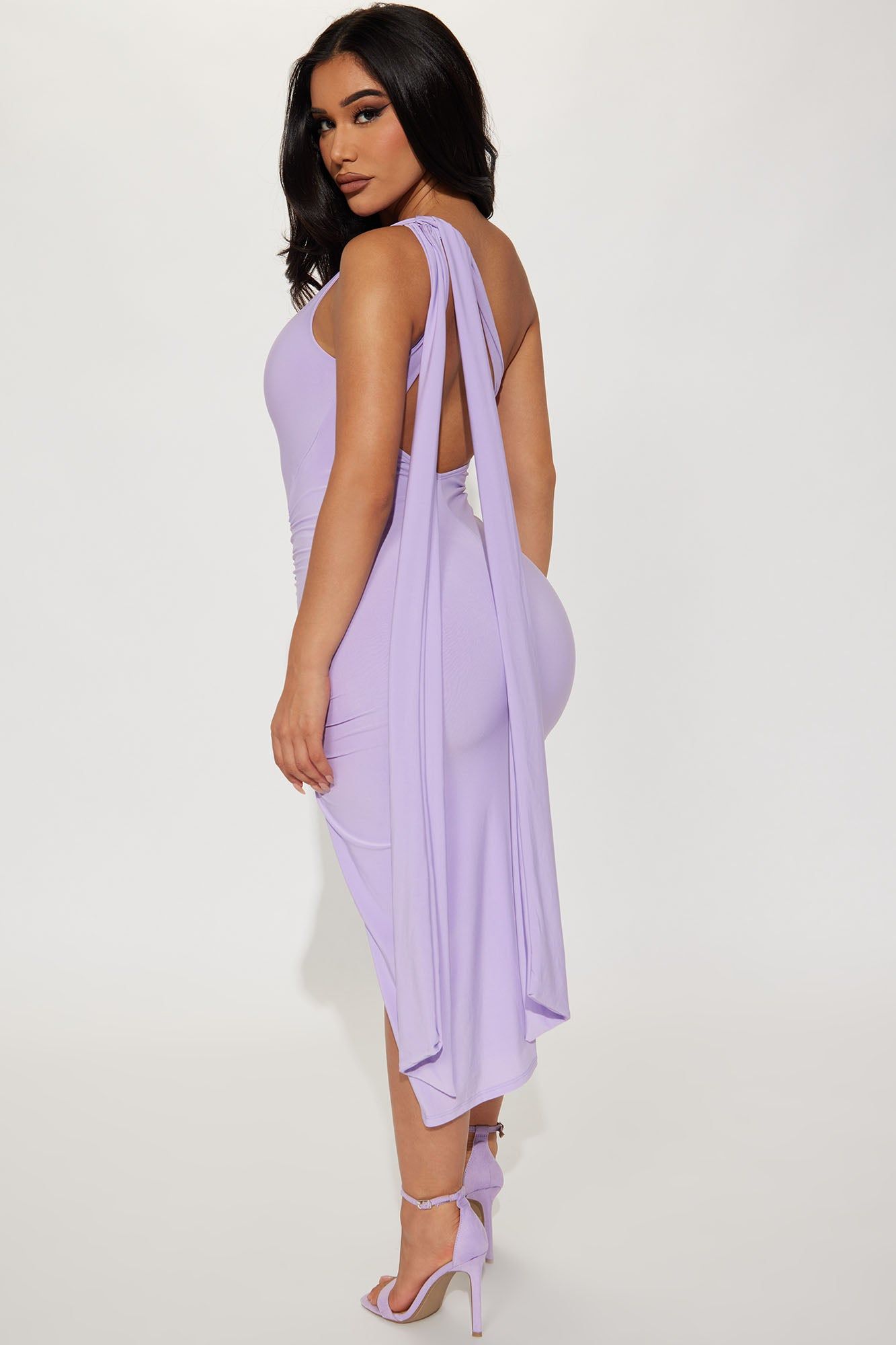 Alanna One Shoulder Midi Dress - Lavender sold by Fashion Nova product image thumbnail 3