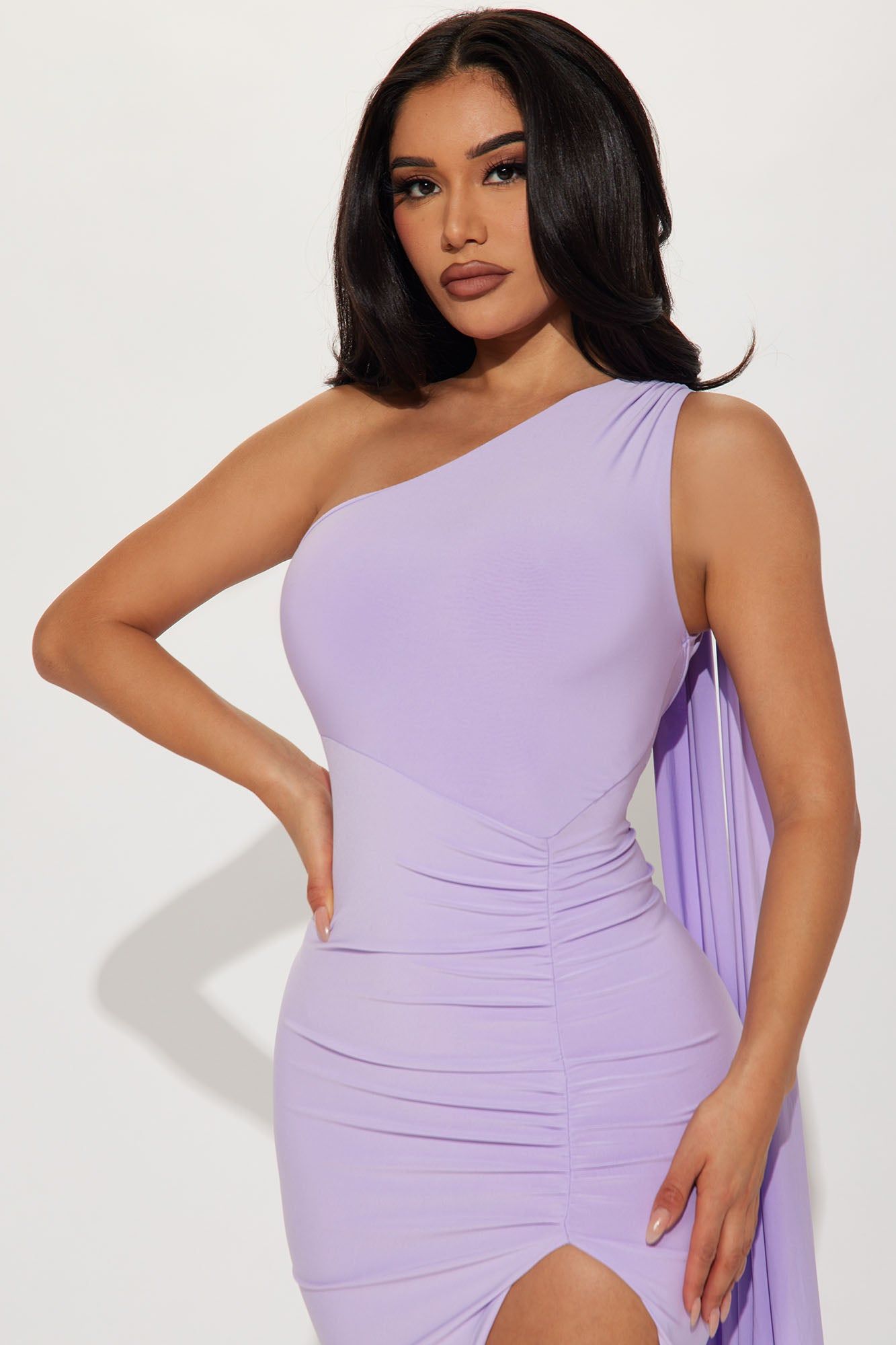 Alanna One Shoulder Midi Dress - Lavender sold by Fashion Nova product image thumbnail 2