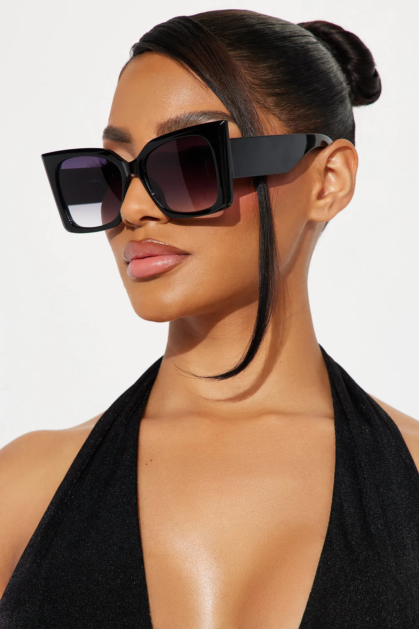 This Is Where Your Book Begins Sunglasses - Black sold by Fashion Nova