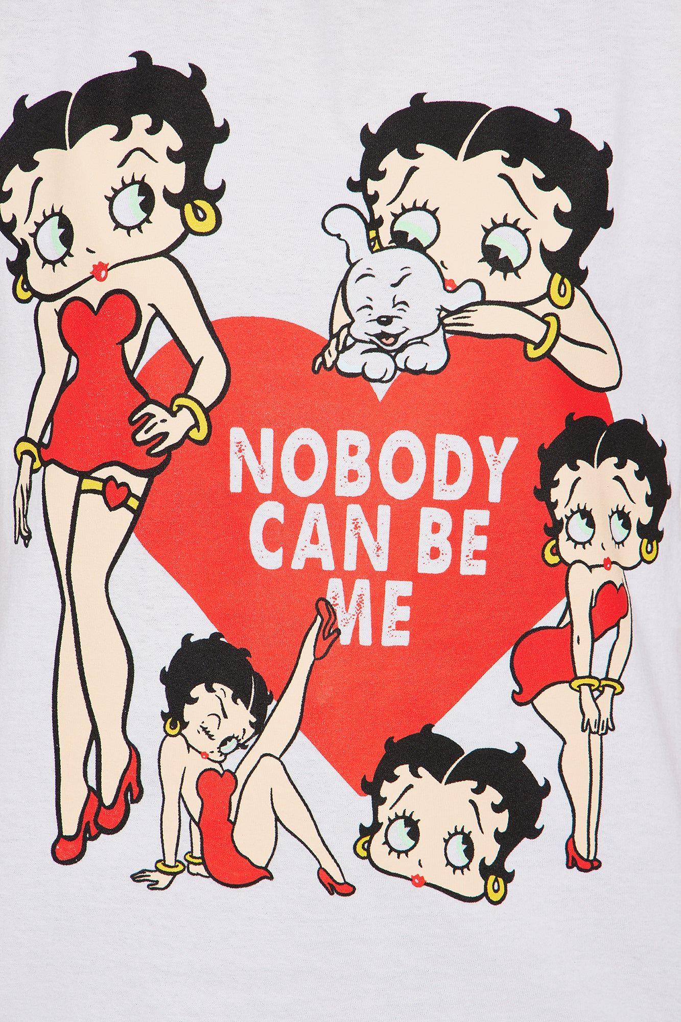 Betty Boop Nobody Can Be Me Tee - Natural/Combo sold by Fashion Nova product image thumbnail 3