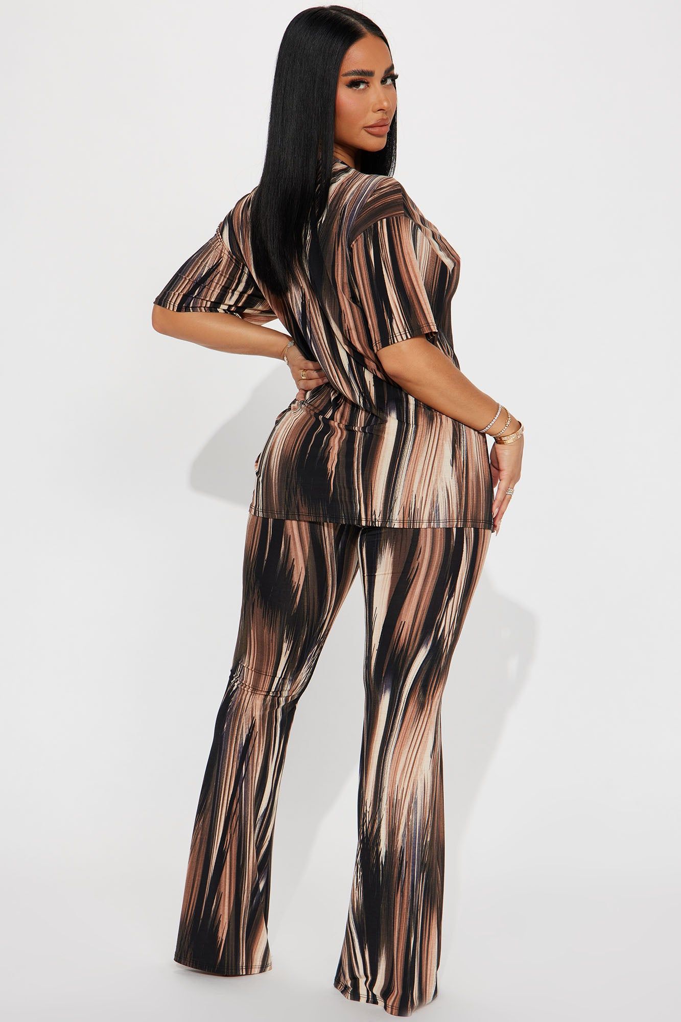 Fine Art Pant Set - Brown/combo sold by Fashion Nova product image thumbnail 3