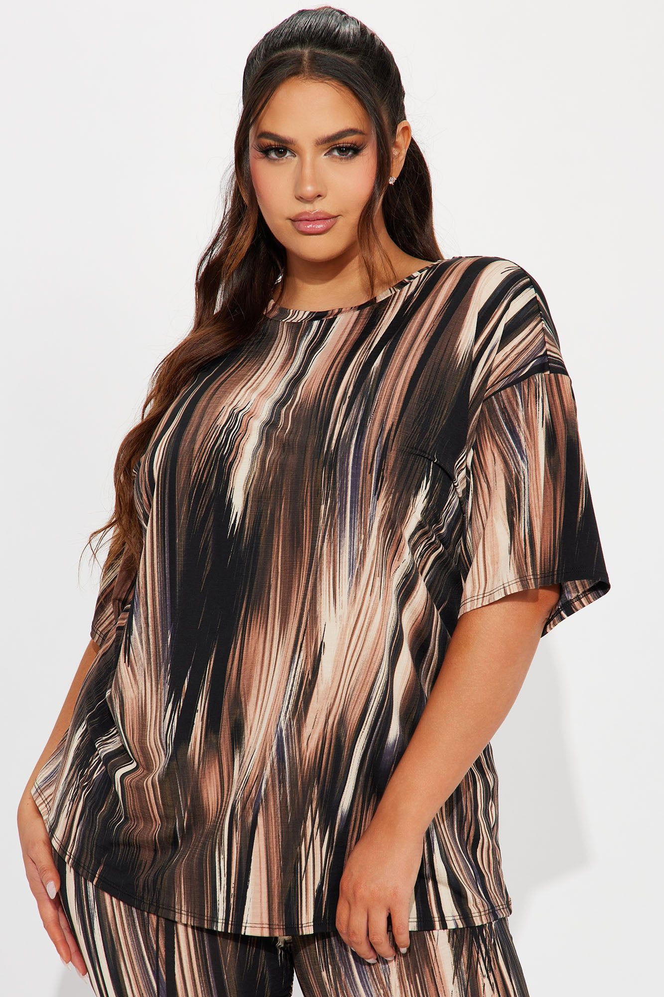 Fine Art Pant Set - Brown/combo sold by Fashion Nova product image thumbnail 5