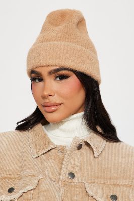 Winter Doll Beanie - Beige sold by Fashion Nova
