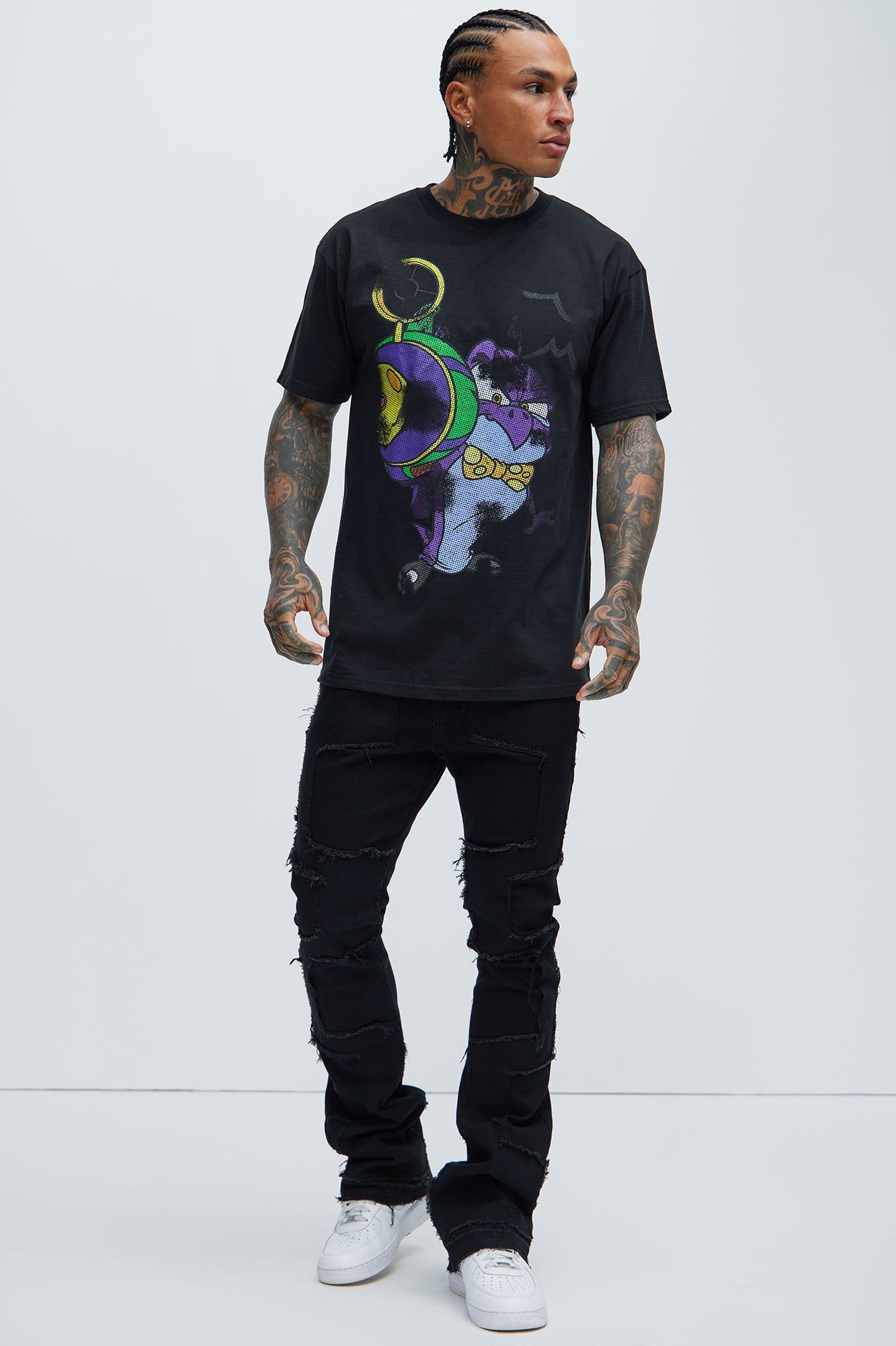 Be Square Stacked Skinny Flare Jeans - Black sold by Fashion Nova product image thumbnail 2