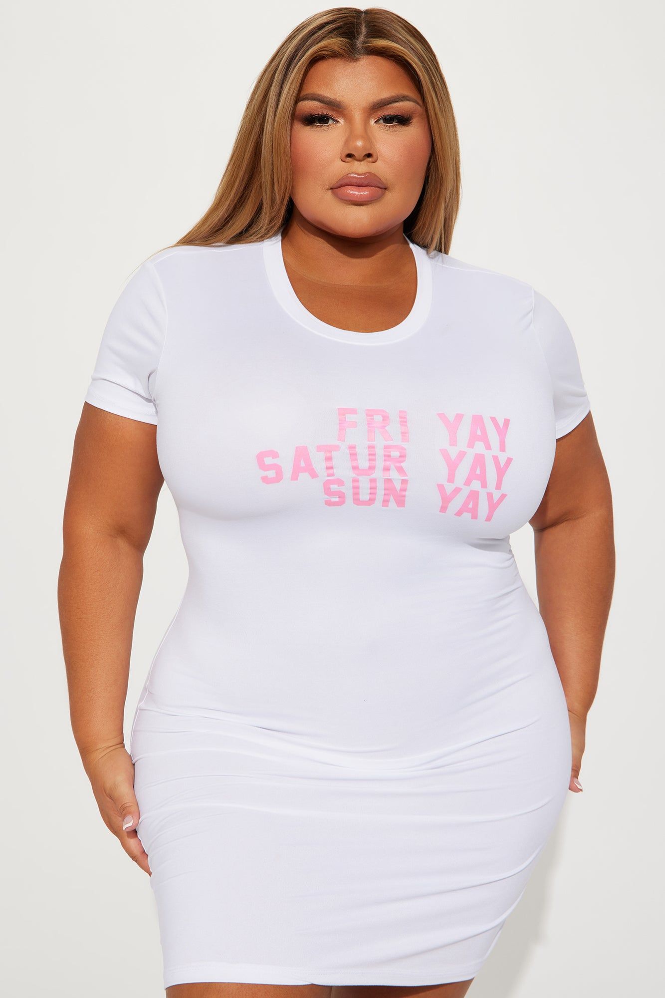 Weekend Ready PJ Sleep Shirt - White sold by Fashion Nova product image thumbnail 4