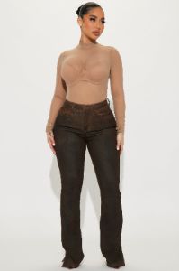 Marley Mesh Bodysuit - Taupe sold by Fashion Nova