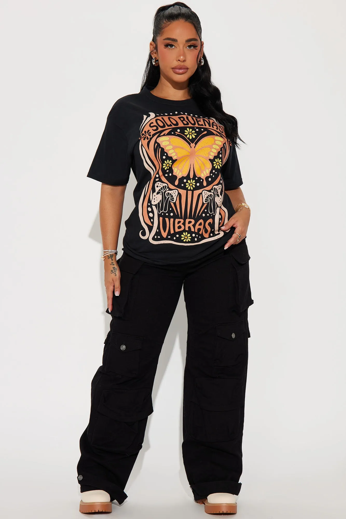 Solo Buenas Vibras Tee - Black sold by Fashion Nova product image thumbnail 2