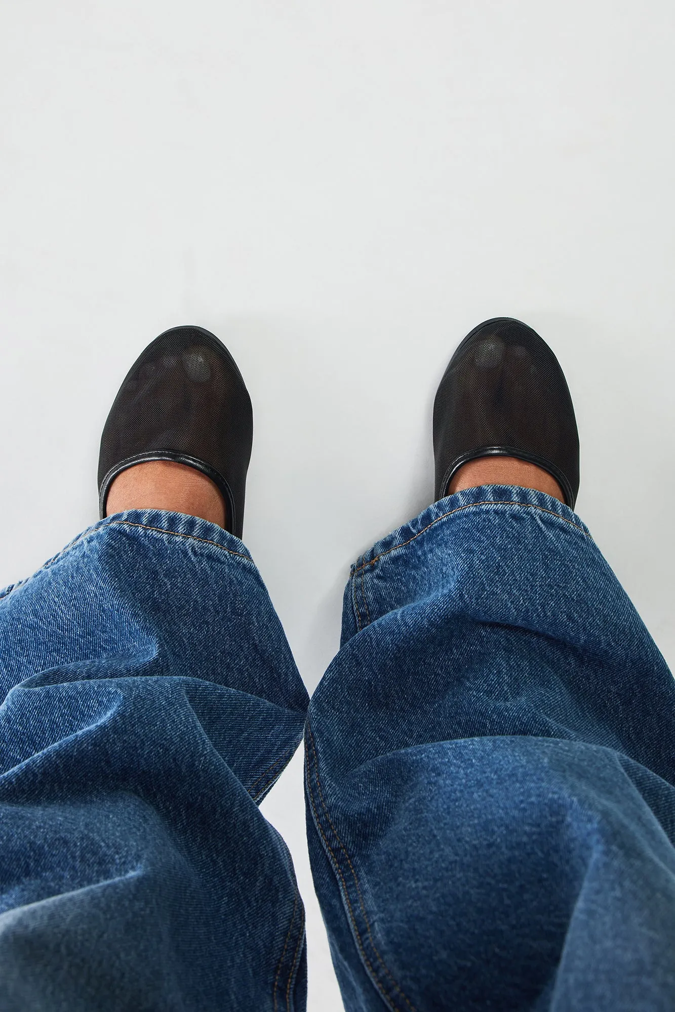 Naples Mesh Flats - Black sold by Fashion Nova product image thumbnail 4