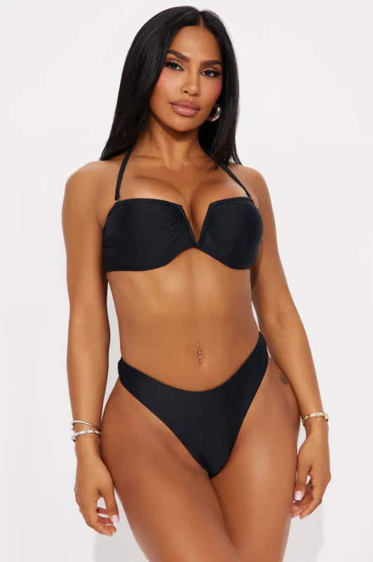 Gina V Underwire 2 Piece Bikini - Black sold by Fashion Nova