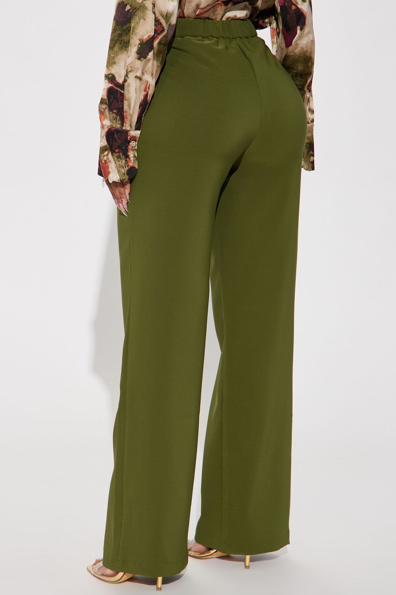 On The Go Trouser Pant - Olive sold by Fashion Nova product image thumbnail 3