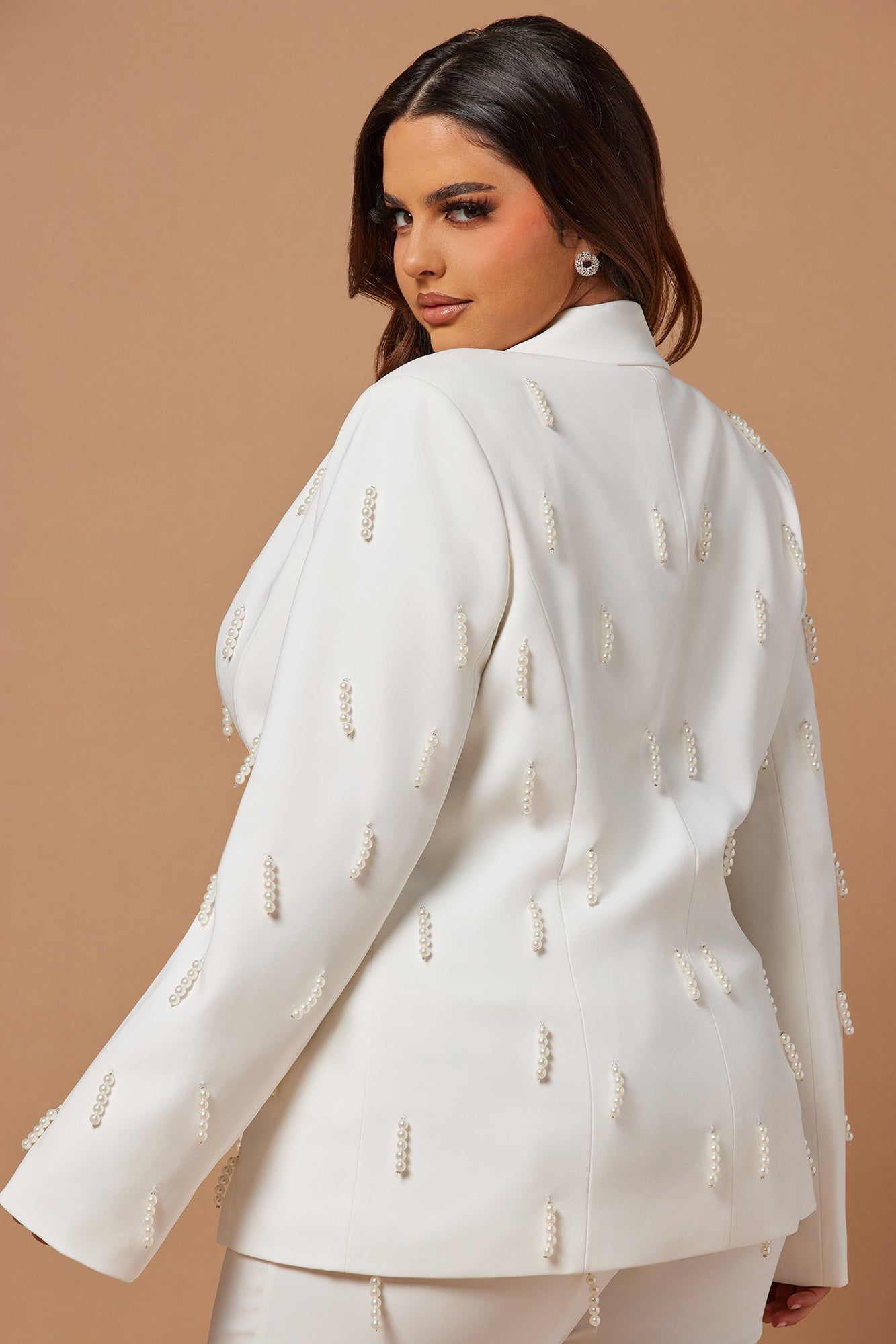 Bella Embellished Blazer - Ivory sold by Fashion Nova product image thumbnail 8