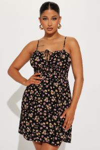 Noa Maxi Wrap Dress - Black sold by Fashion Nova