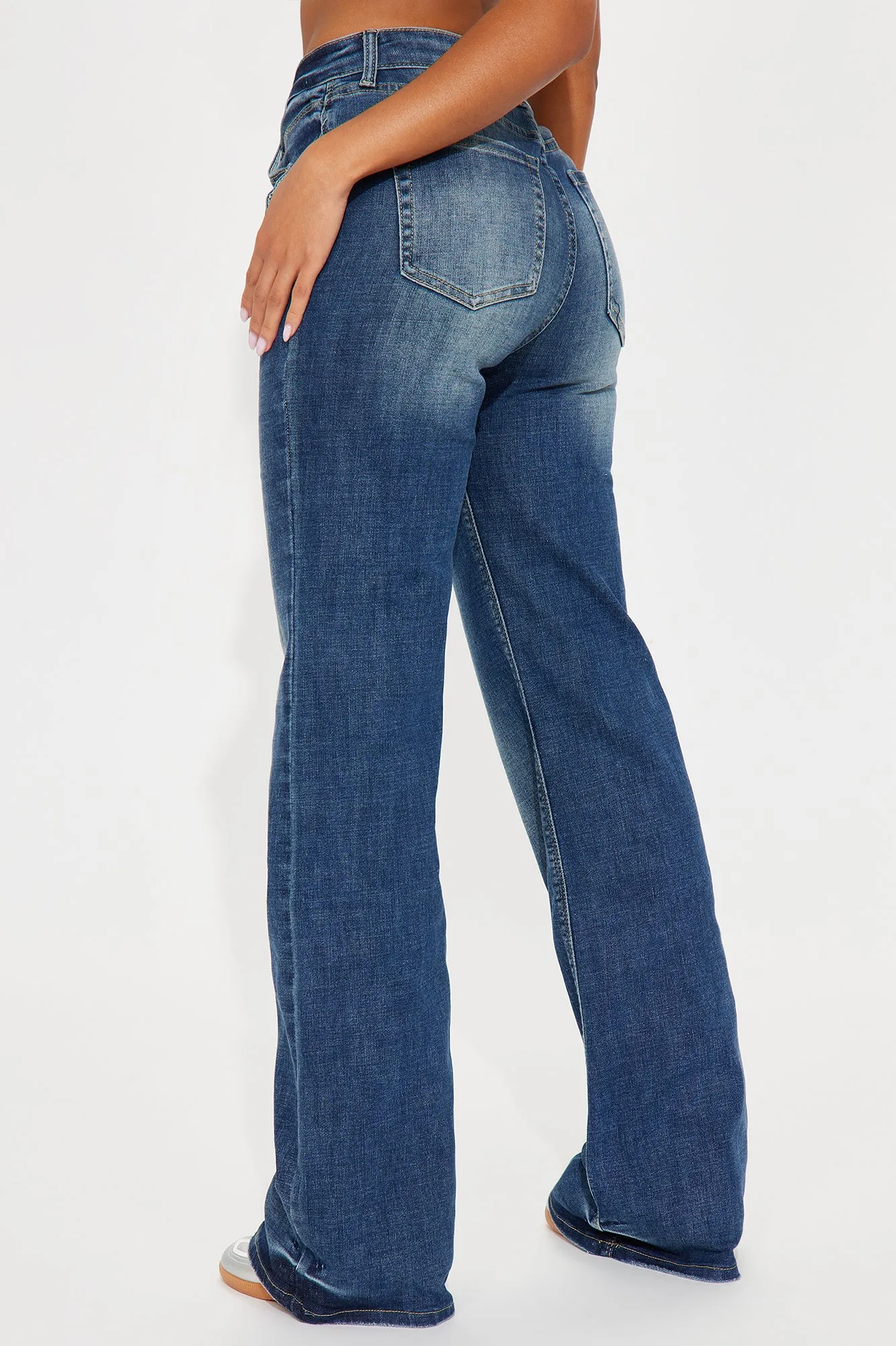 Highland Stretch Flare Jeans - Dark Wash sold by Fashion Nova product image thumbnail 3