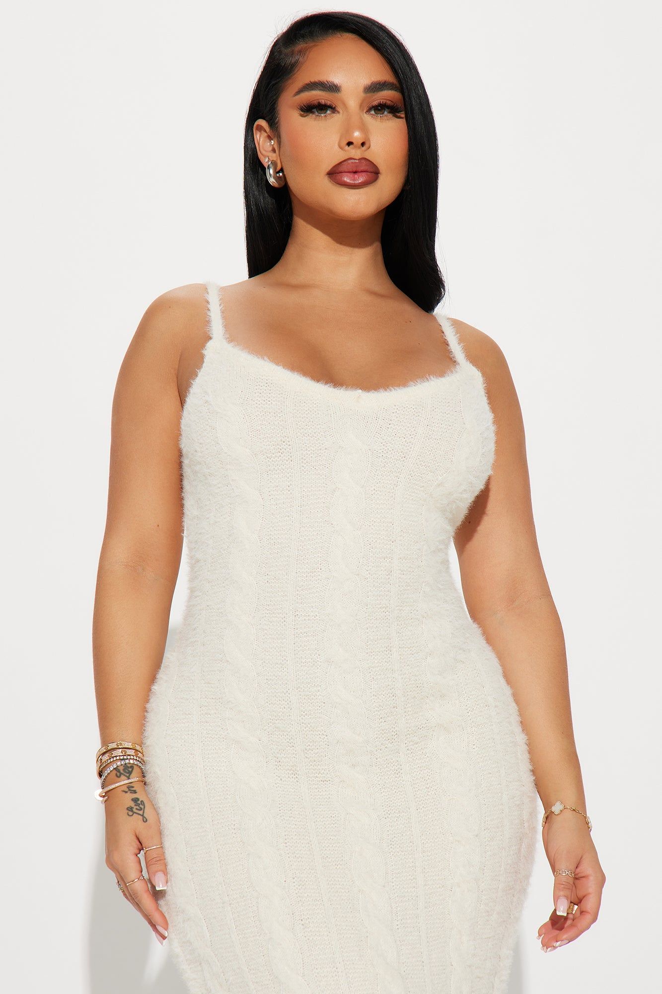Wren Cozy Maxi Dress - Cream sold by Fashion Nova product image thumbnail 2