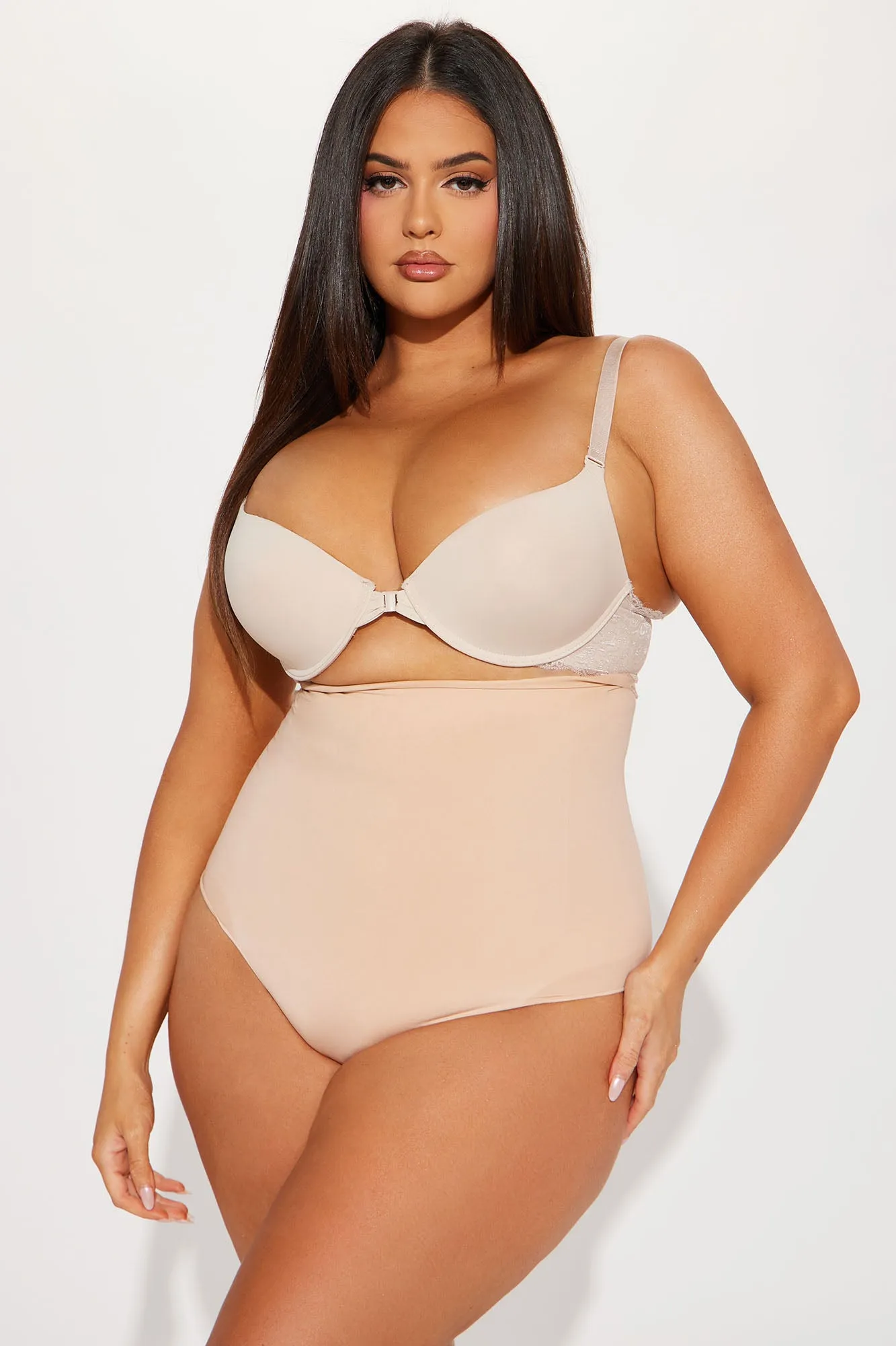 Nova Sculpt High Waist Thong Shapewear Panty - Nude sold by Fashion Nova product image thumbnail 4
