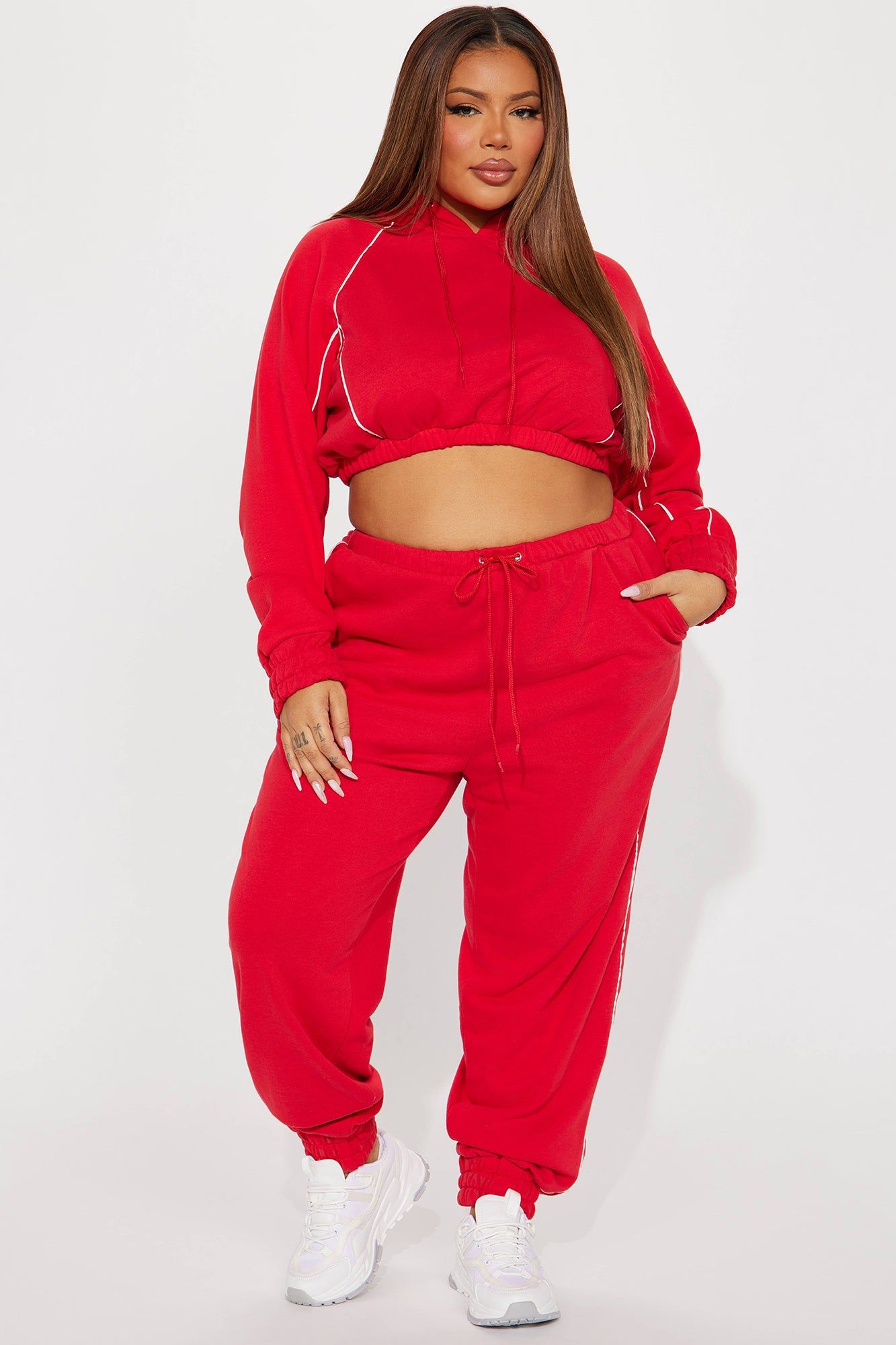 Good Moves Lounge Jogger - Red sold by Fashion Nova product image thumbnail 4