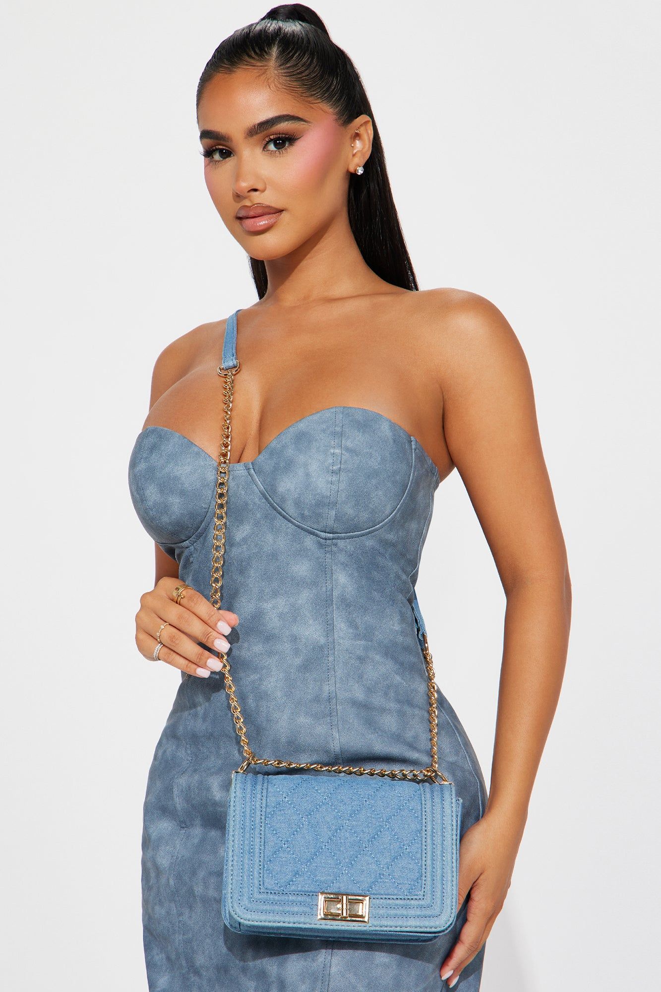 Beverly Handbag - Denim sold by Fashion Nova product image thumbnail 2