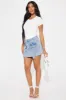 Kristy Denim Cargo Skort - Light Wash sold by Fashion Nova