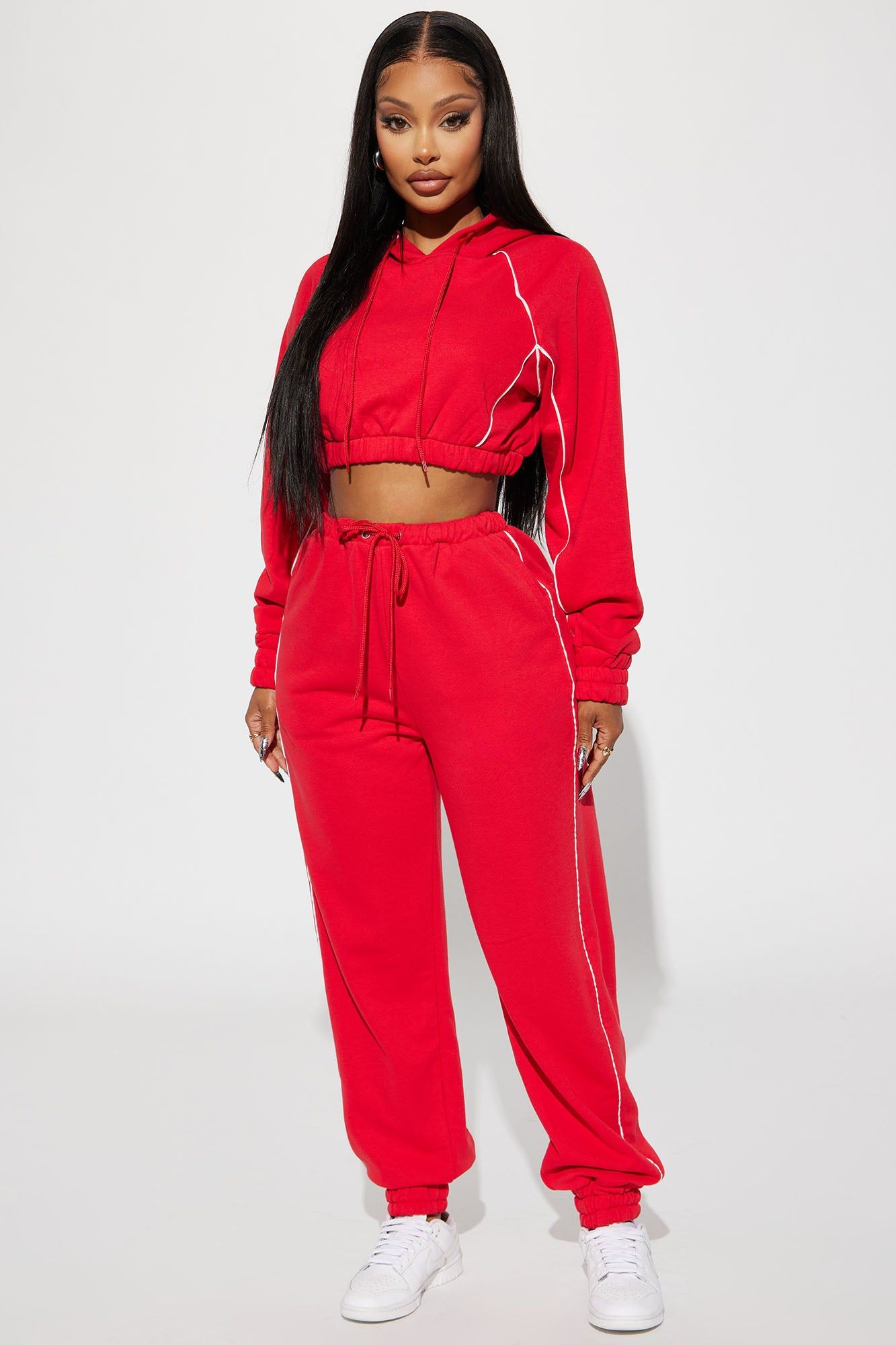 Good Moves Lounge Jogger - Red sold by Fashion Nova