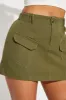 Lydie Cargo Mini Skirt - Olive sold by Fashion Nova