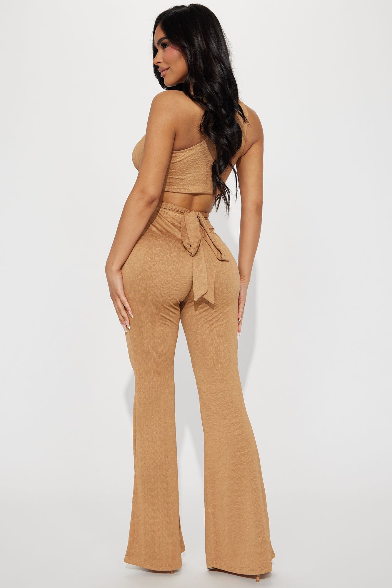 Maggie Textured Pant Set - Mocha sold by Fashion Nova product image thumbnail 3