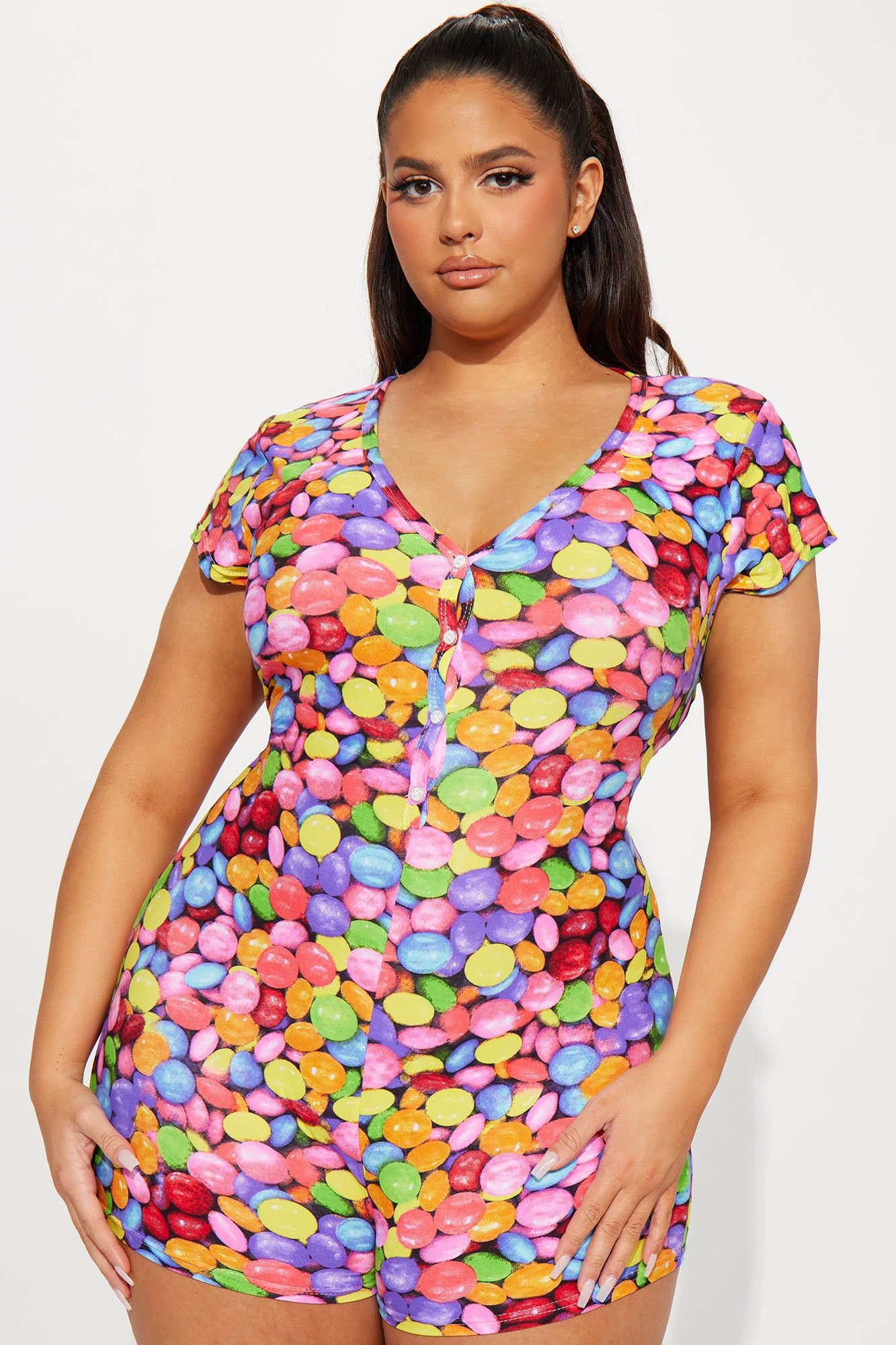Sweet Dreams PJ Romper Onesie - Multi Color sold by Fashion Nova product image thumbnail 3