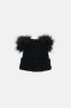 Mini Double Pom Pom Beanie - Black sold by Fashion Nova