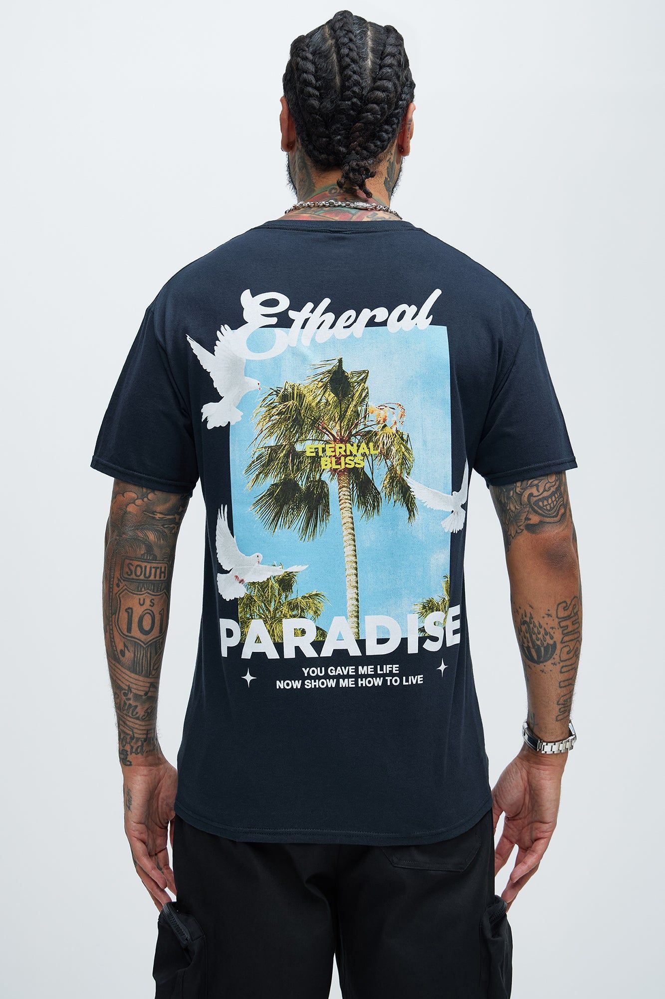 Etheral Paradise Short Sleeve Tee - Black sold by Fashion Nova product image thumbnail 4
