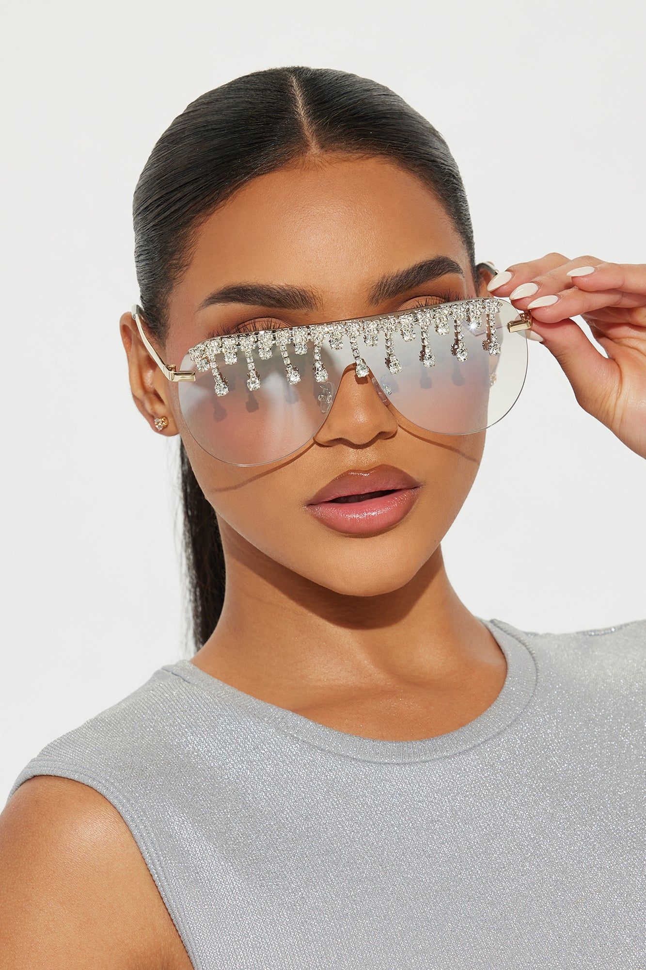 What A Star Sunglasses - Silver sold by Fashion Nova