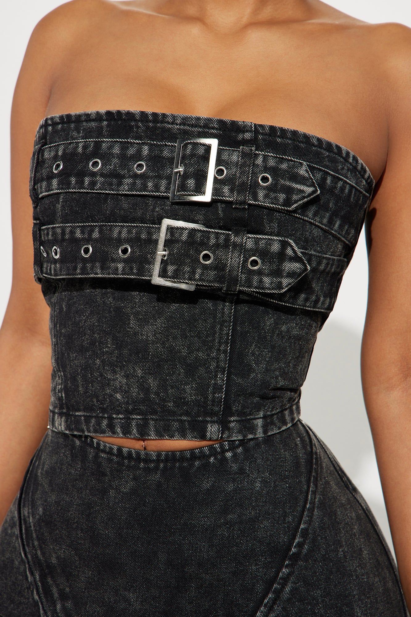 Sweet Love Mineral Wash Pant Set - Black sold by Fashion Nova product image thumbnail 3