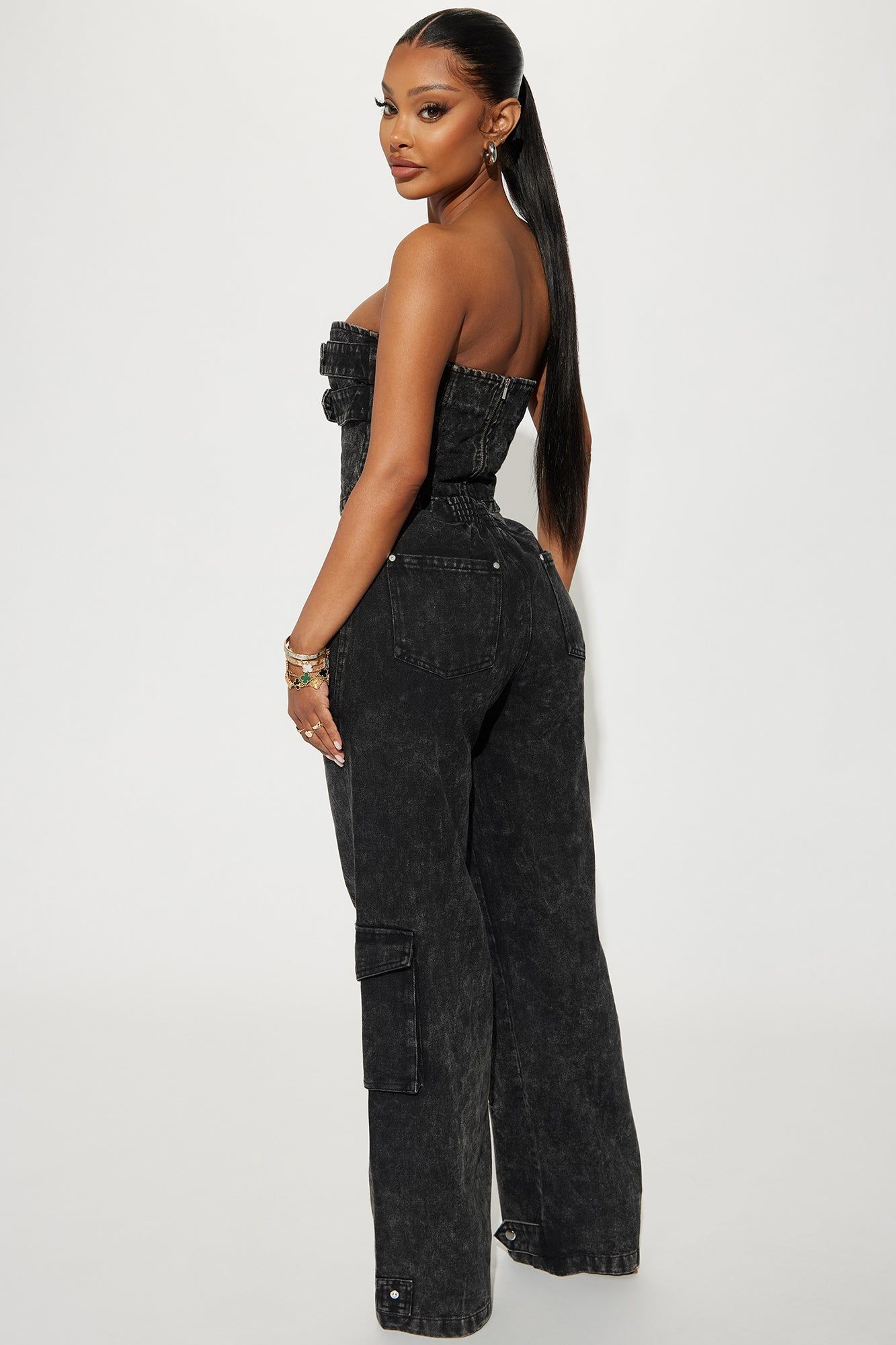 Sweet Love Mineral Wash Pant Set - Black sold by Fashion Nova product image thumbnail 4