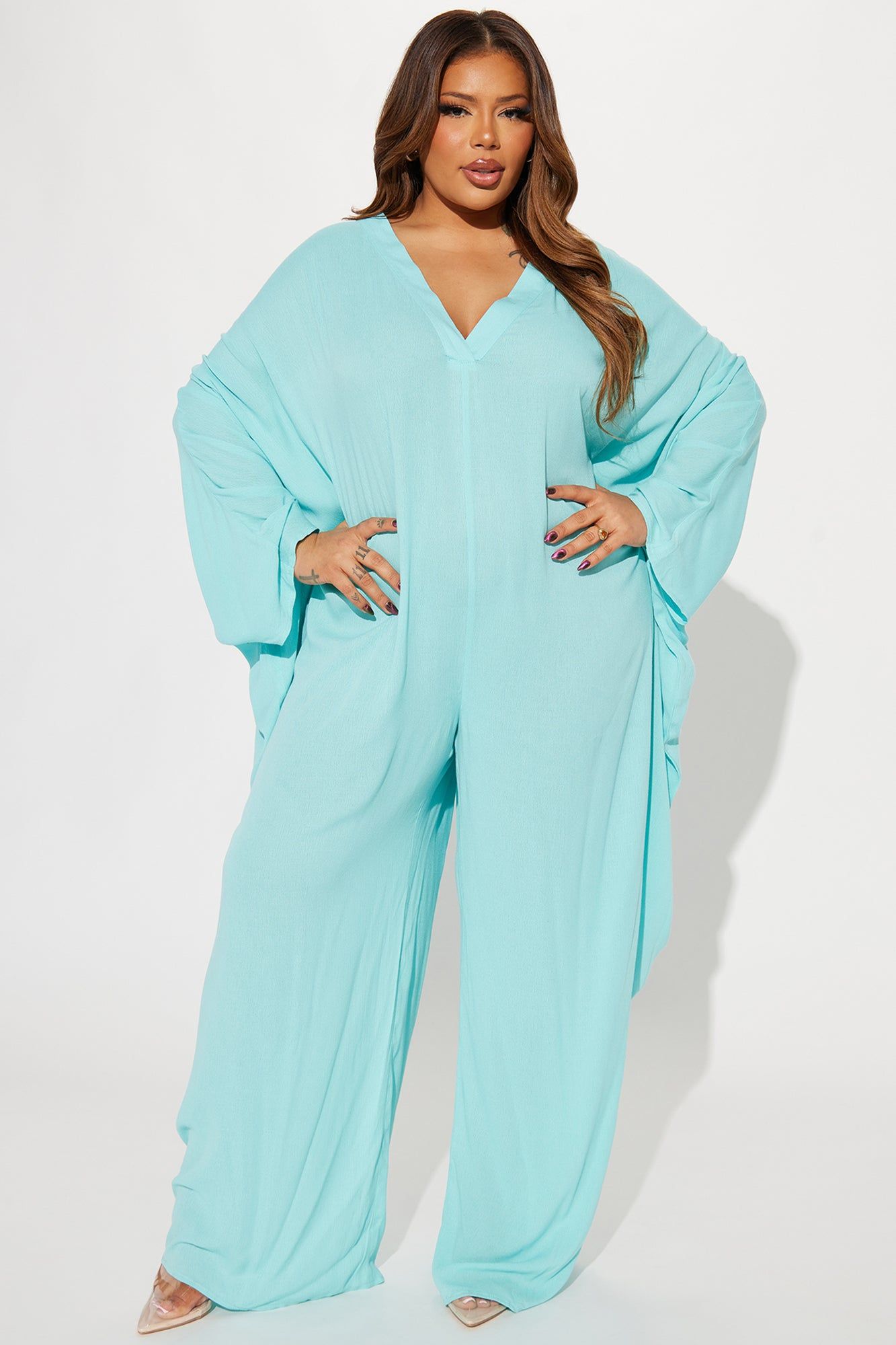 Lilah Jumpsuit - Aqua sold by Fashion Nova product image thumbnail 4