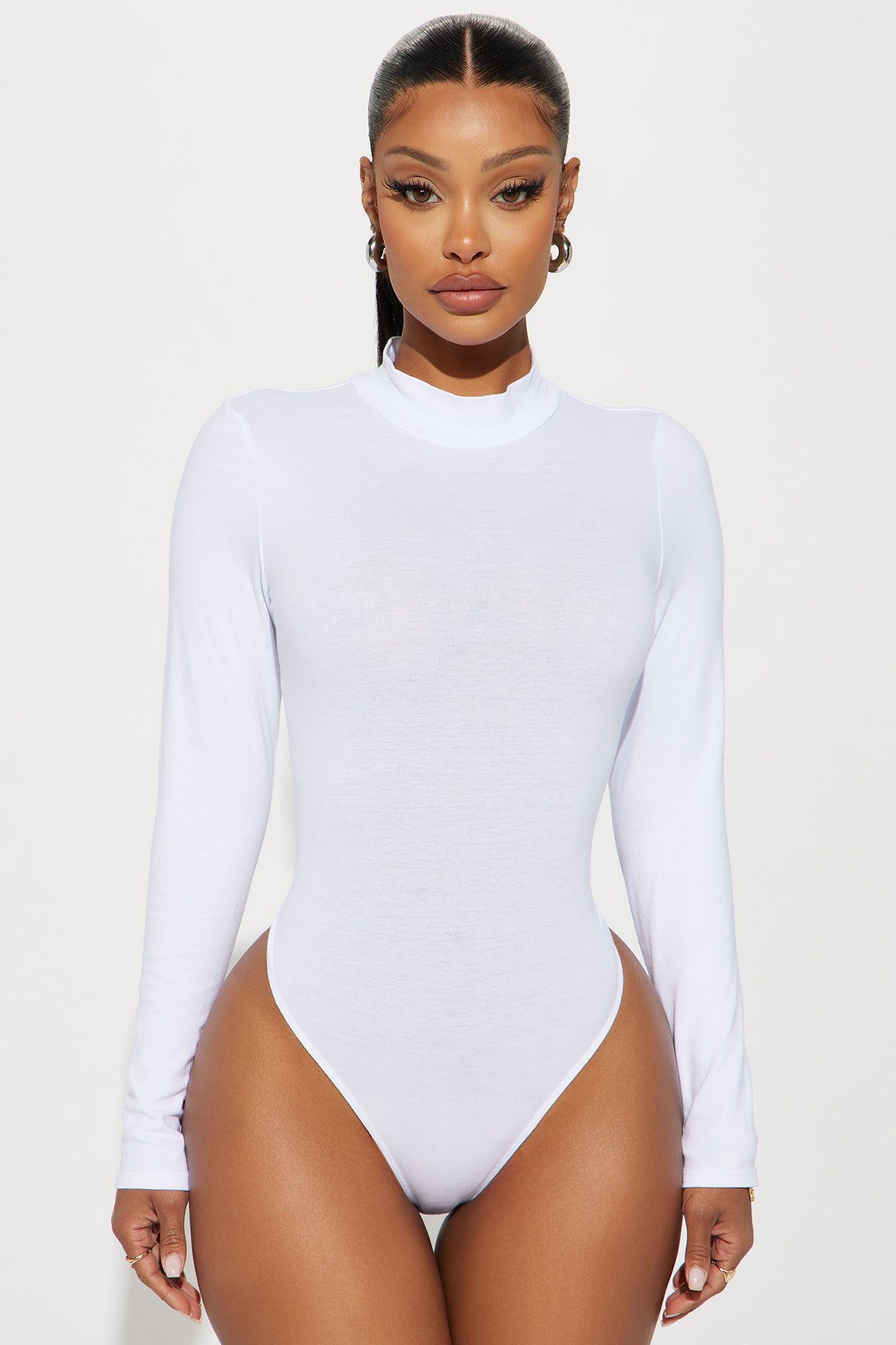 Juno Bodysuit - White sold by Fashion Nova