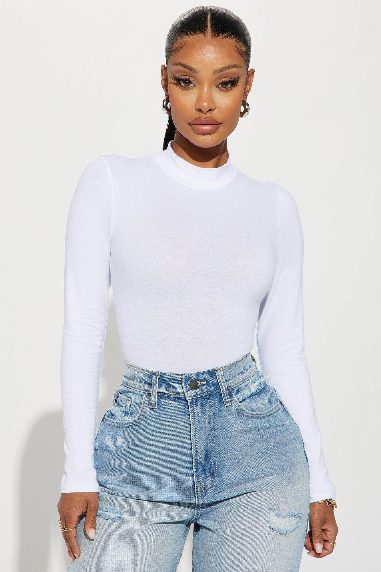 Juno Bodysuit - White sold by Fashion Nova product image thumbnail 3
