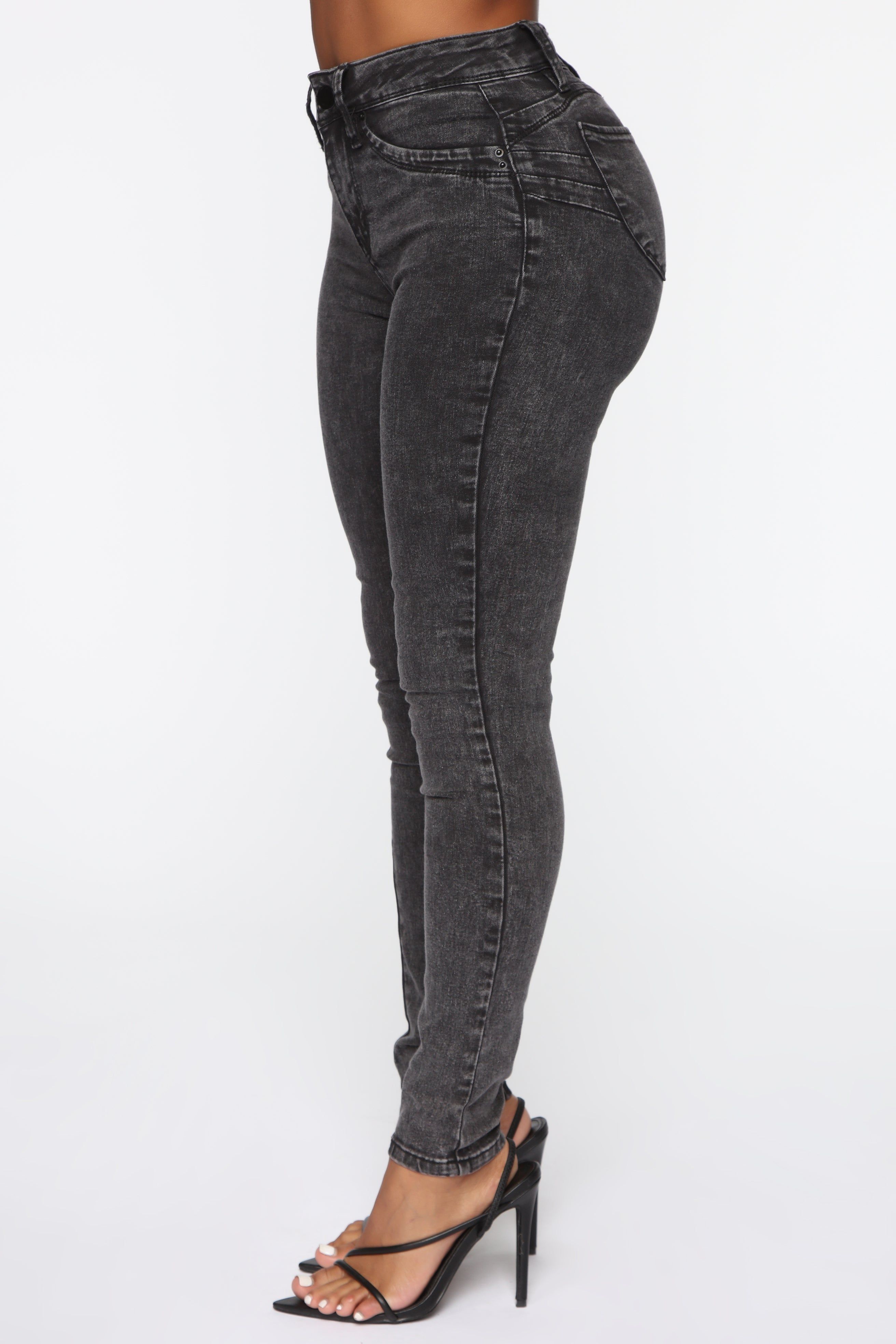 Got You On Lockdown Skinny Jeans - Acid Wash Black sold by Fashion Nova product image thumbnail 3