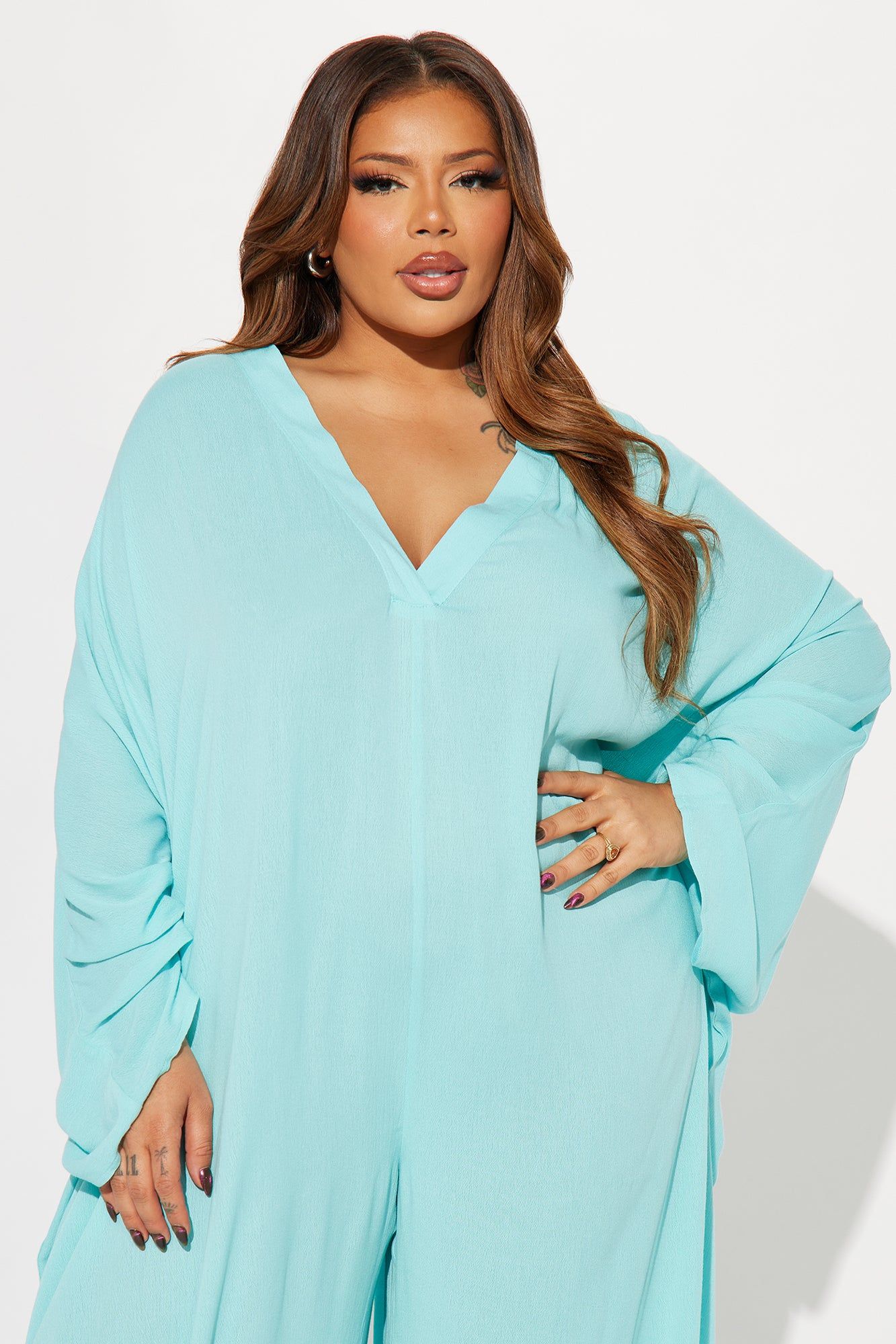 Lilah Jumpsuit - Aqua sold by Fashion Nova product image thumbnail 5