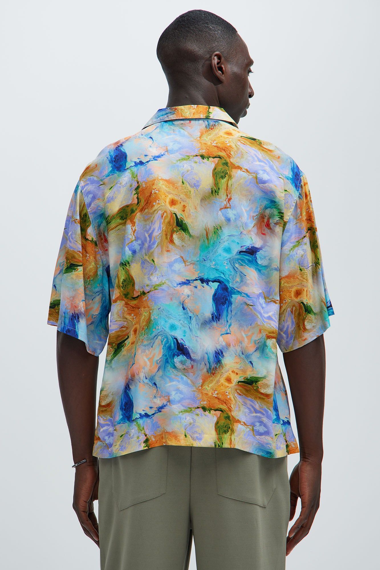 Chatham Oil Painting Shirt - Multi Color sold by Fashion Nova product image thumbnail 3