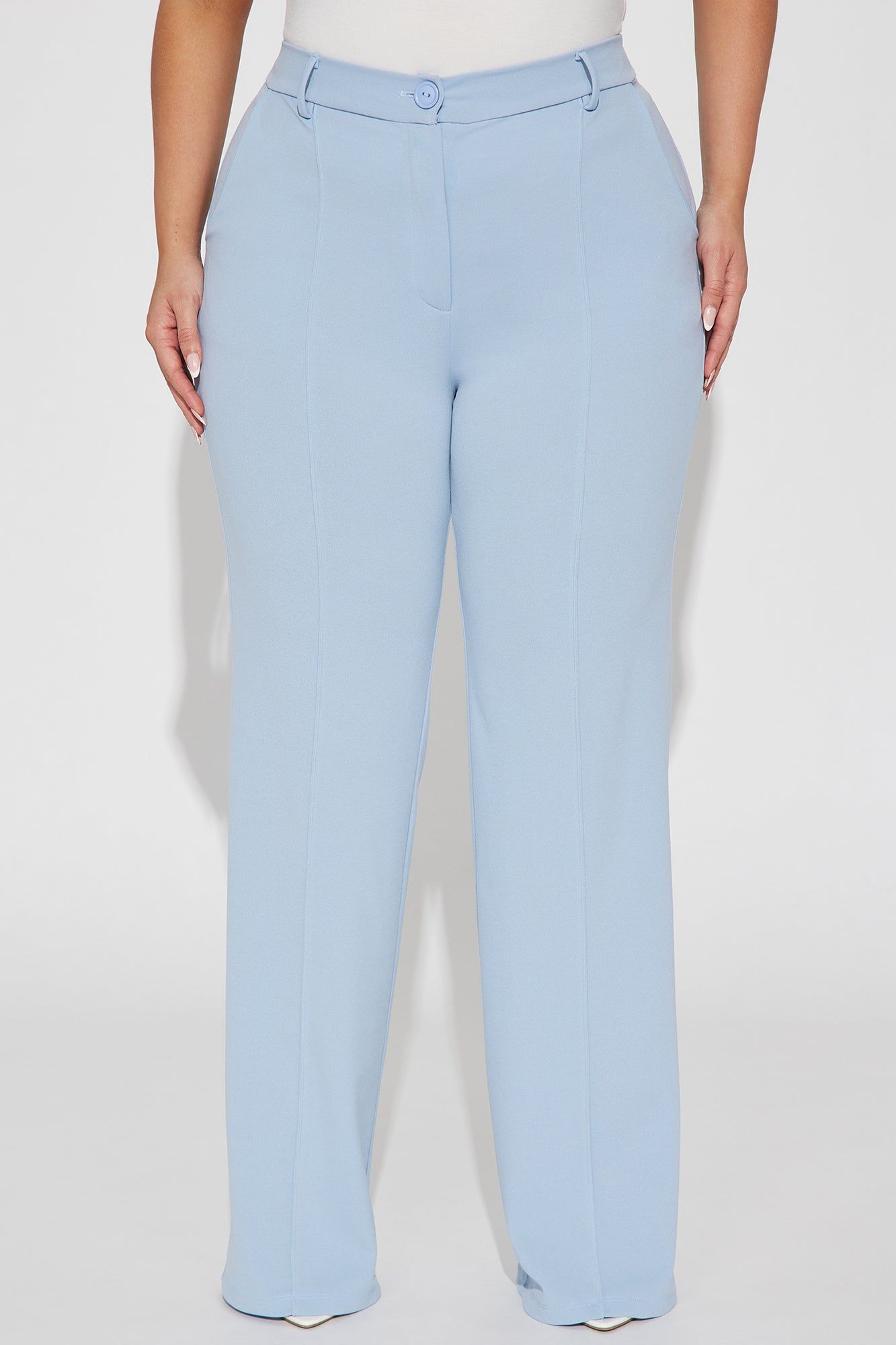 Heidi Wide Leg Trouser Pant - Slate Blue sold by Fashion Nova product image thumbnail 5