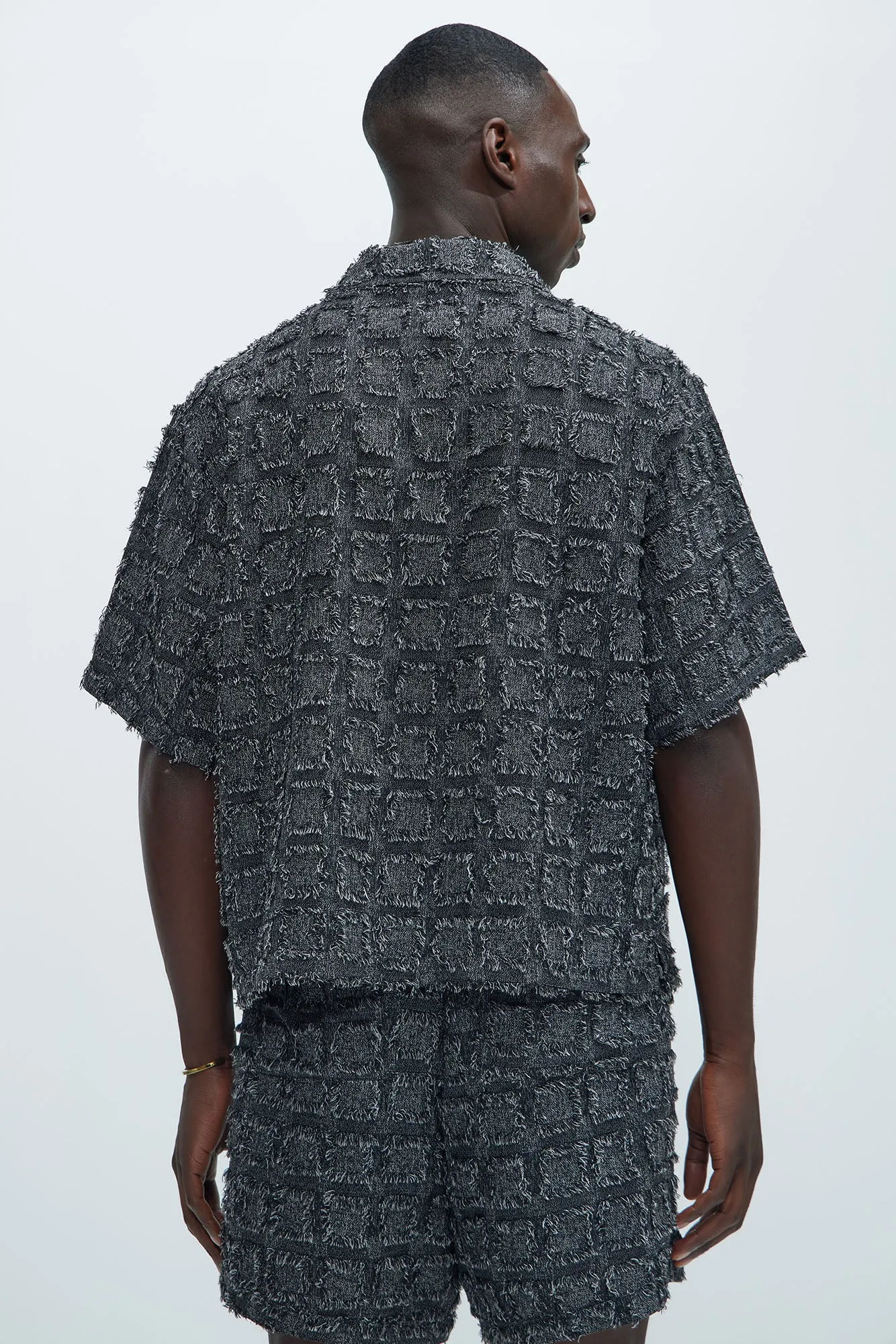 Window Shopping Button Up Shirt - Black/White sold by Fashion Nova product image thumbnail 4