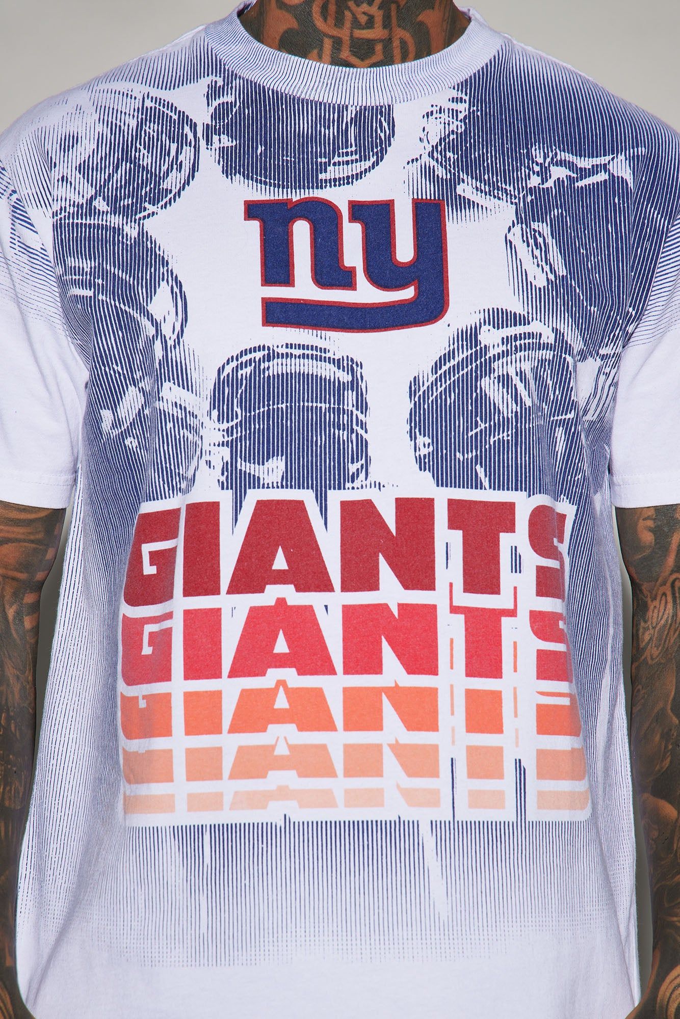 Giants Huddle Up Short Sleeve Tee - Blue/combo sold by Fashion Nova product image thumbnail 3