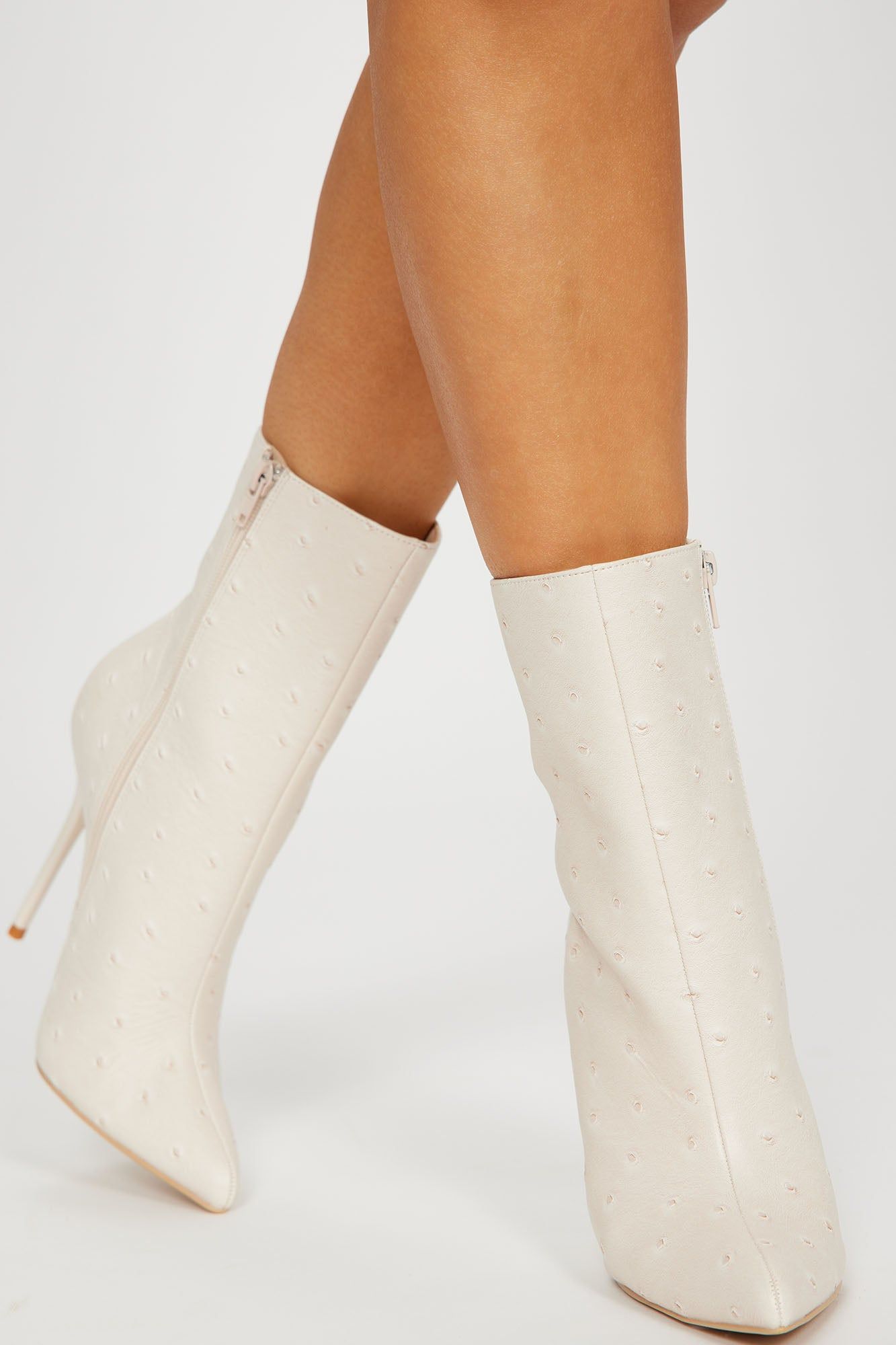 Nayeli Booties - Cream sold by Fashion Nova product image thumbnail 2