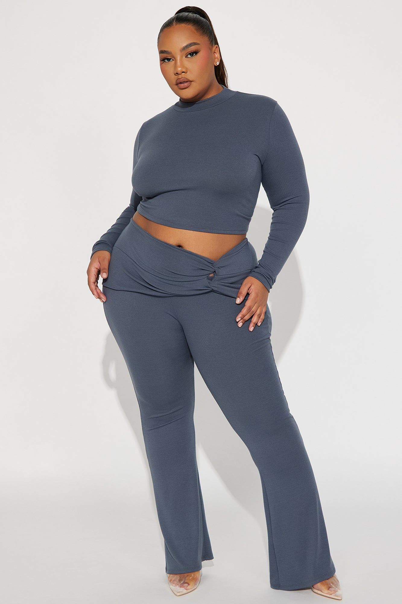 Only Secret Pant Set - Grey sold by Fashion Nova product image thumbnail 4