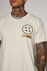Dragon Ball Z Squad Short Sleeve Tee - Off White sold by Fashion Nova