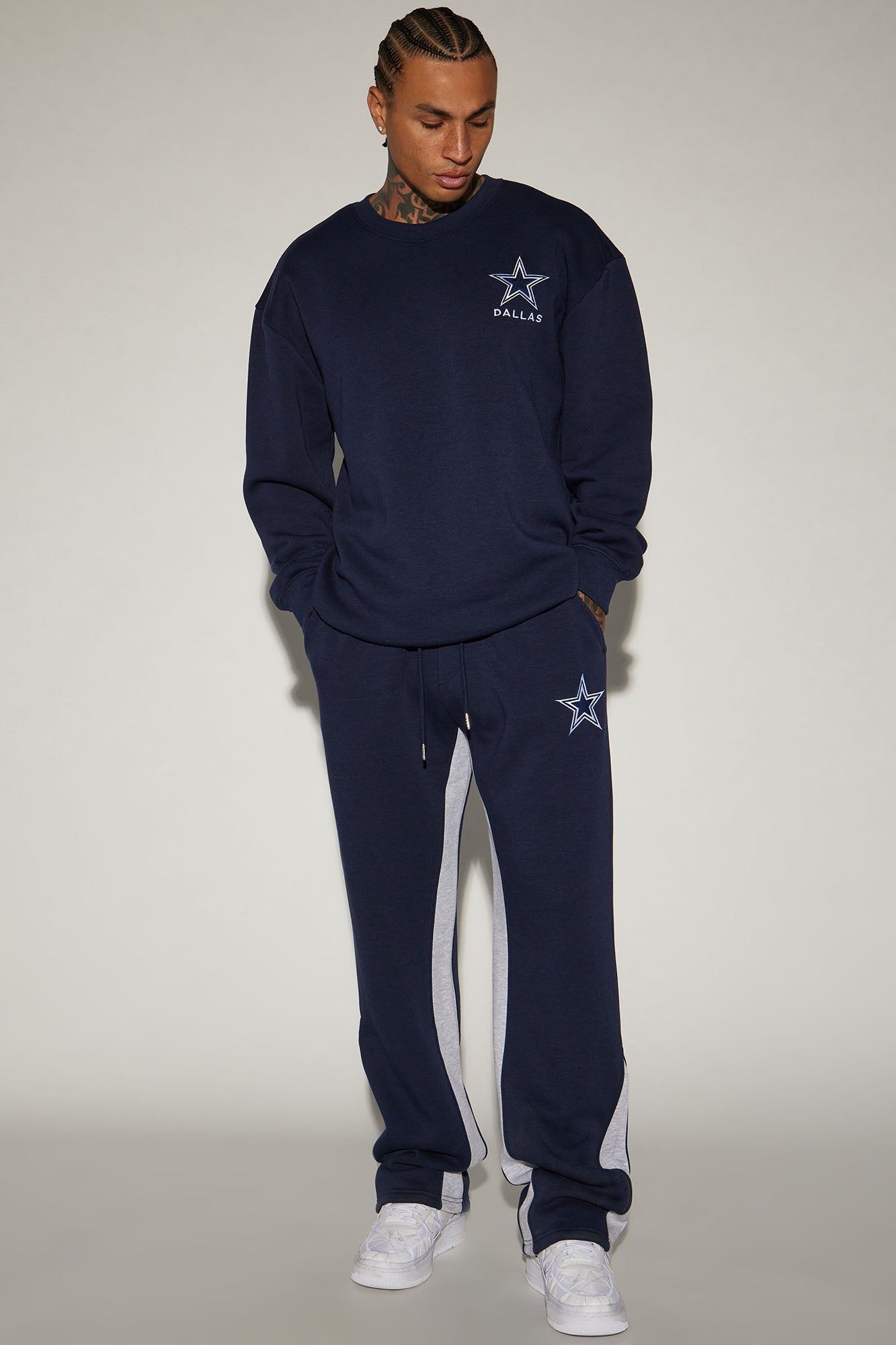 Cowboys Chill Time Sweatpant - Navy sold by Fashion Nova product image thumbnail 2