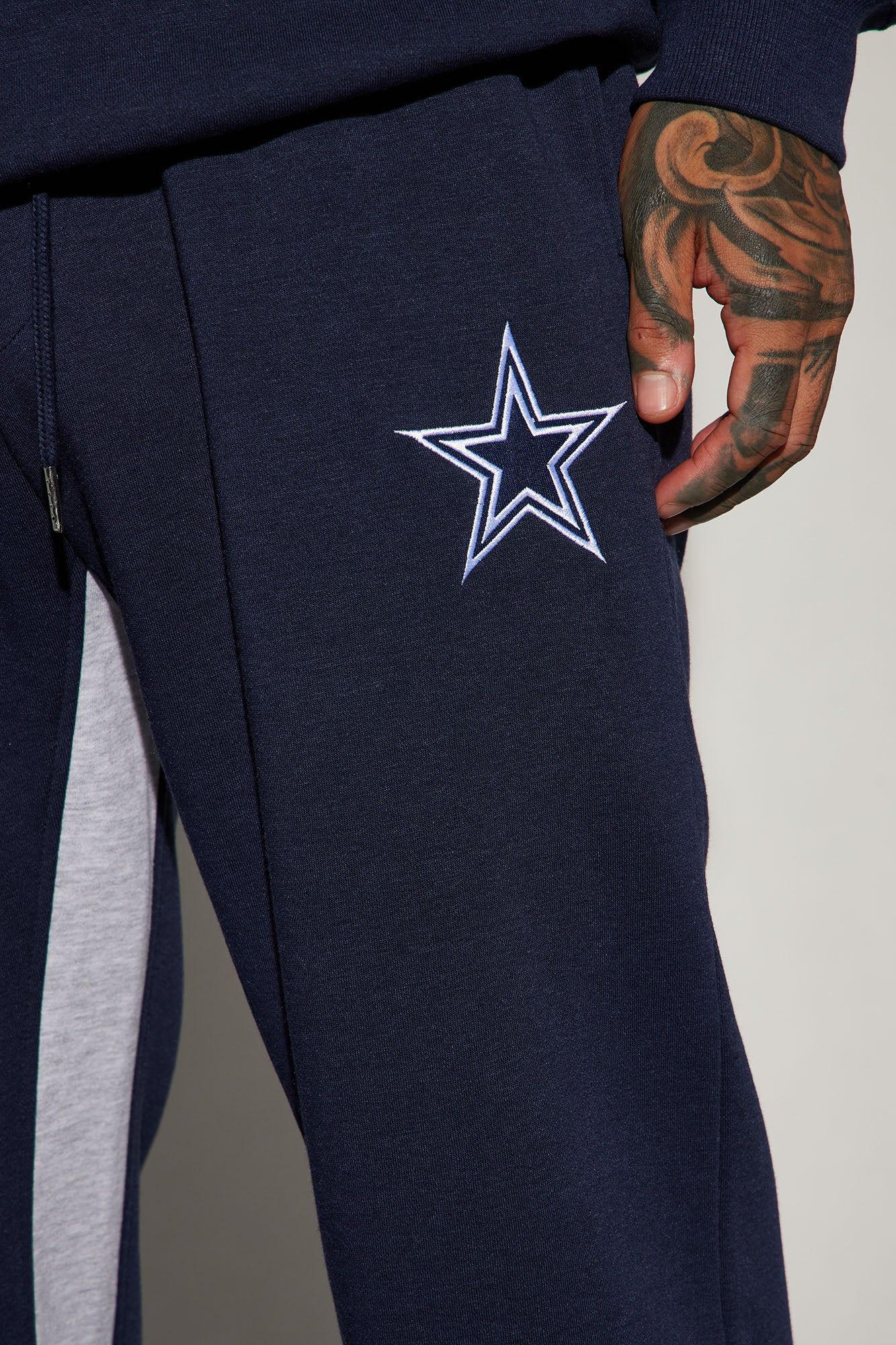 Cowboys Chill Time Sweatpant - Navy sold by Fashion Nova product image thumbnail 3
