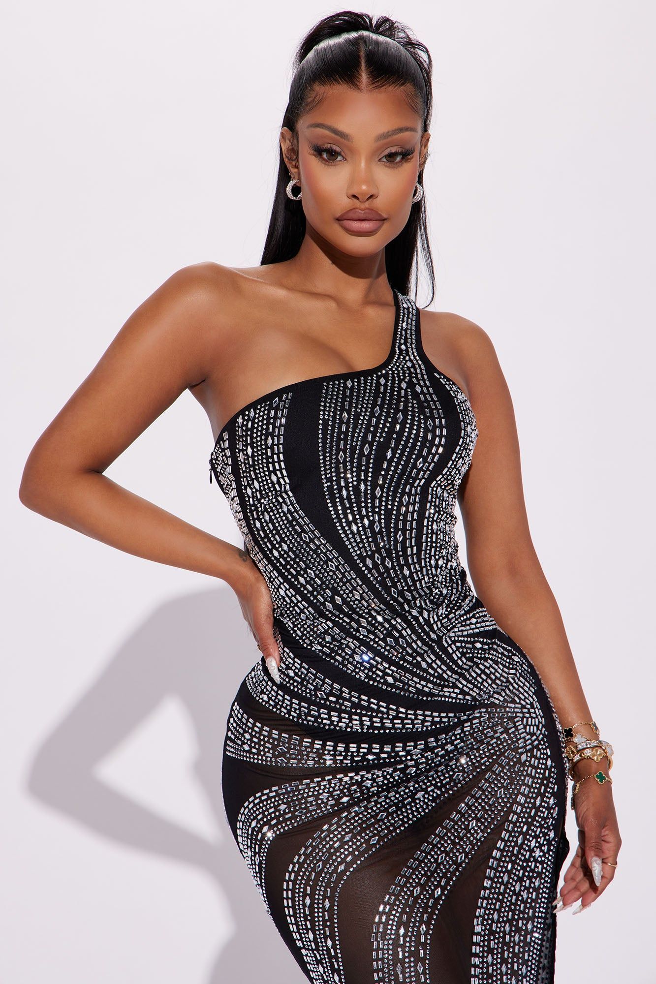 Aries Embellished Gown - Black sold by Fashion Nova product image thumbnail 2