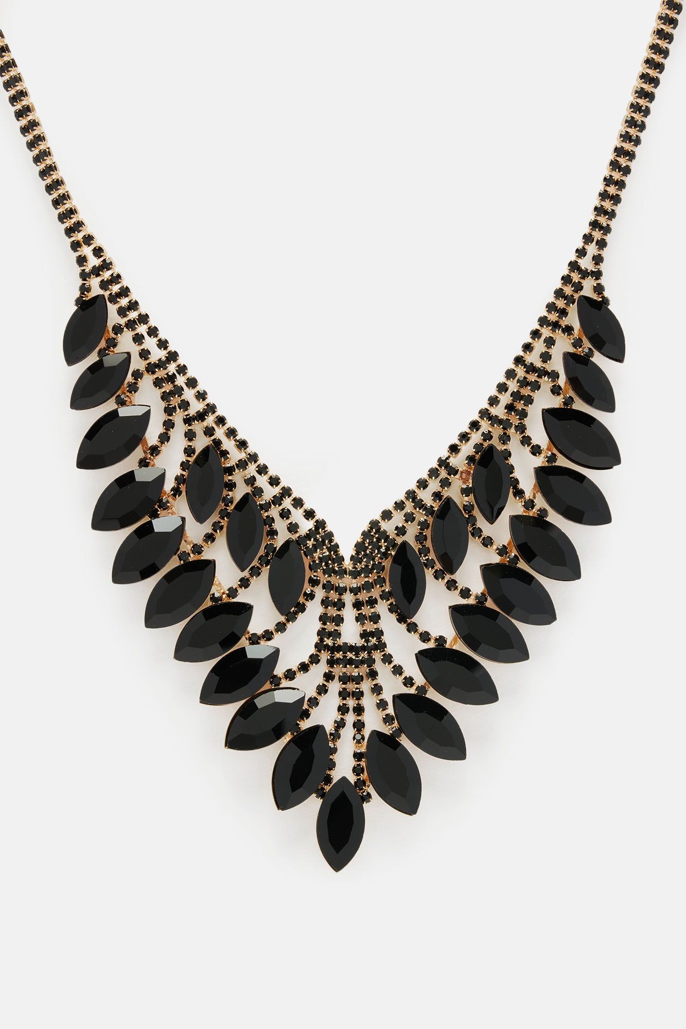 Soiree Necklace - Black/Gold sold by Fashion Nova product image thumbnail 2