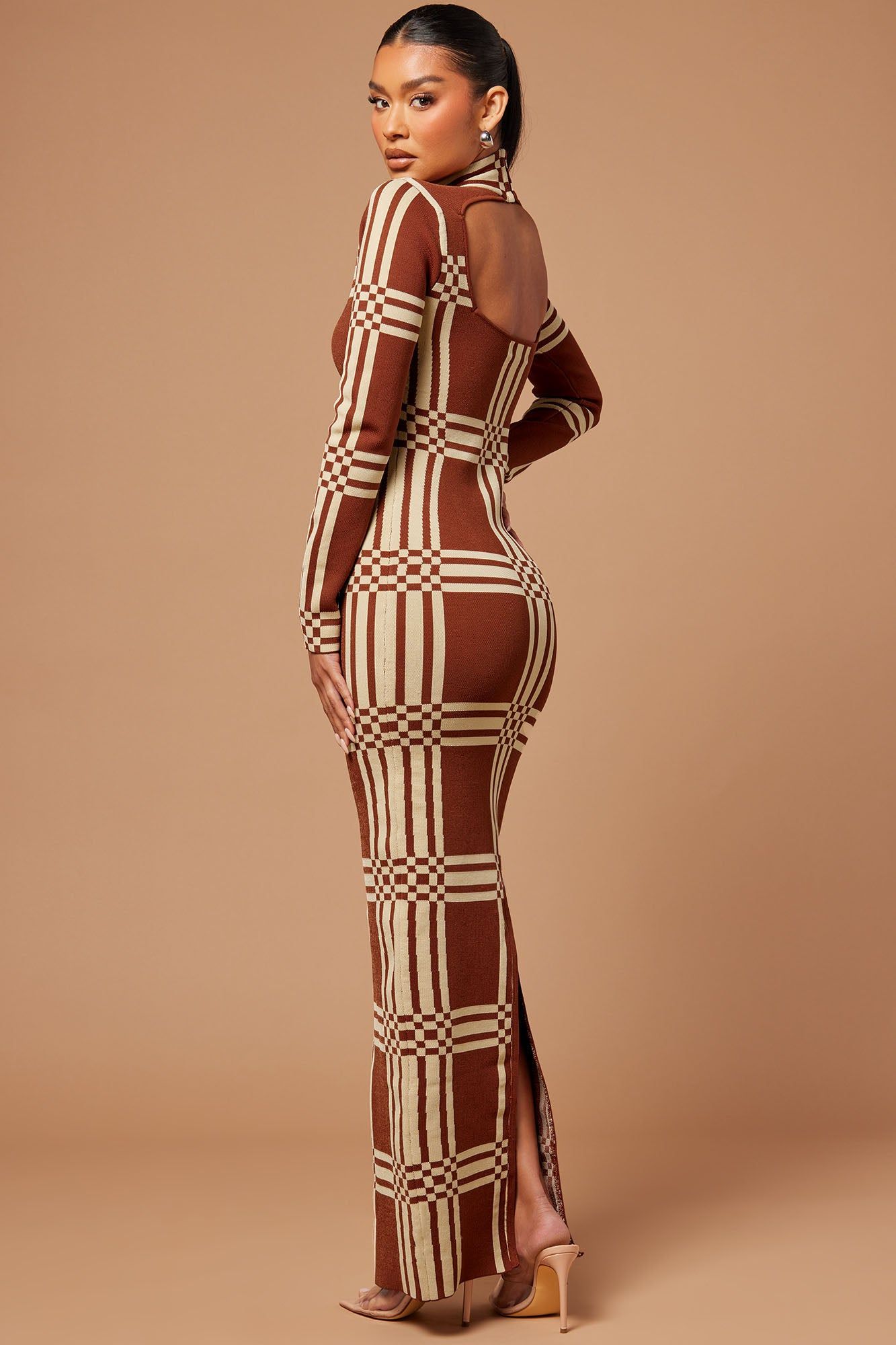 Claudia Knit Maxi Dress - Cognac sold by Fashion Nova product image thumbnail 4